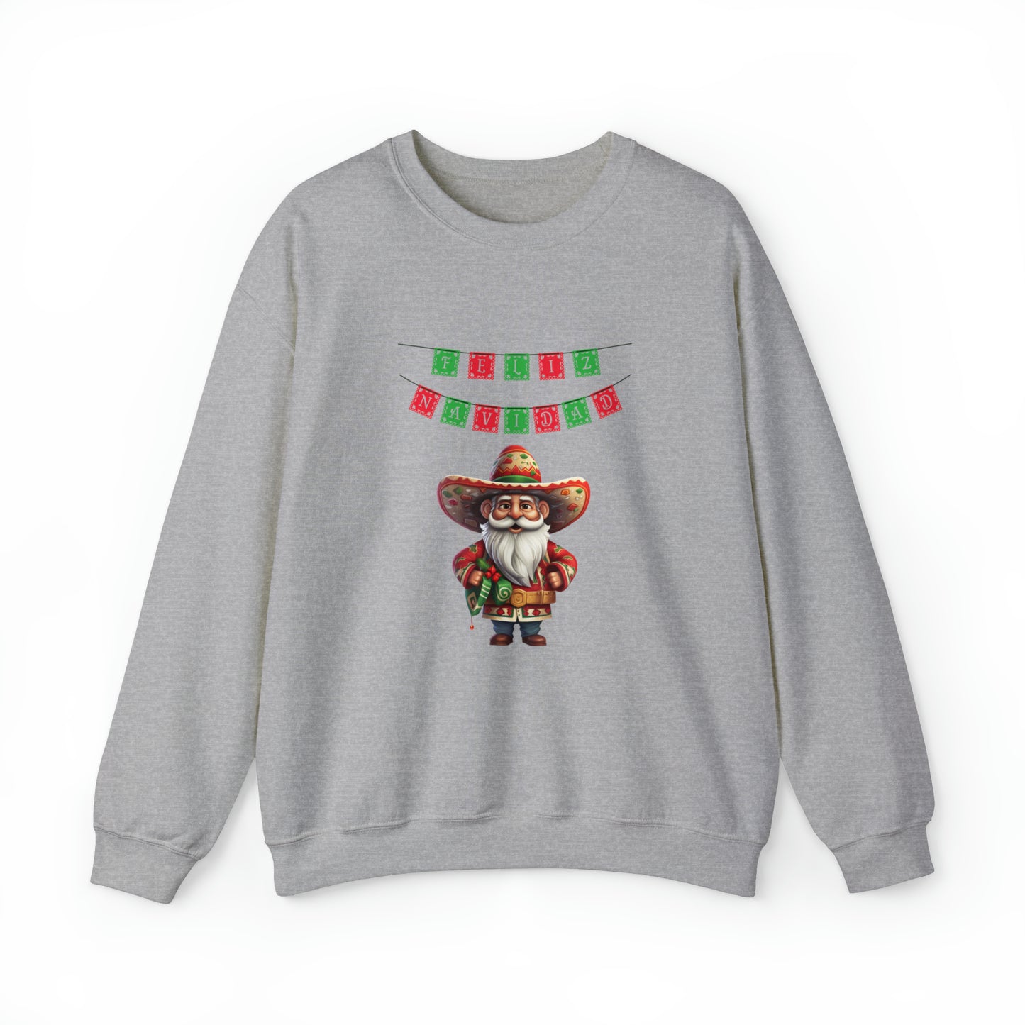 Feliz Navidad I, Unisex Heavy Blend Crewneck Sweatshirt