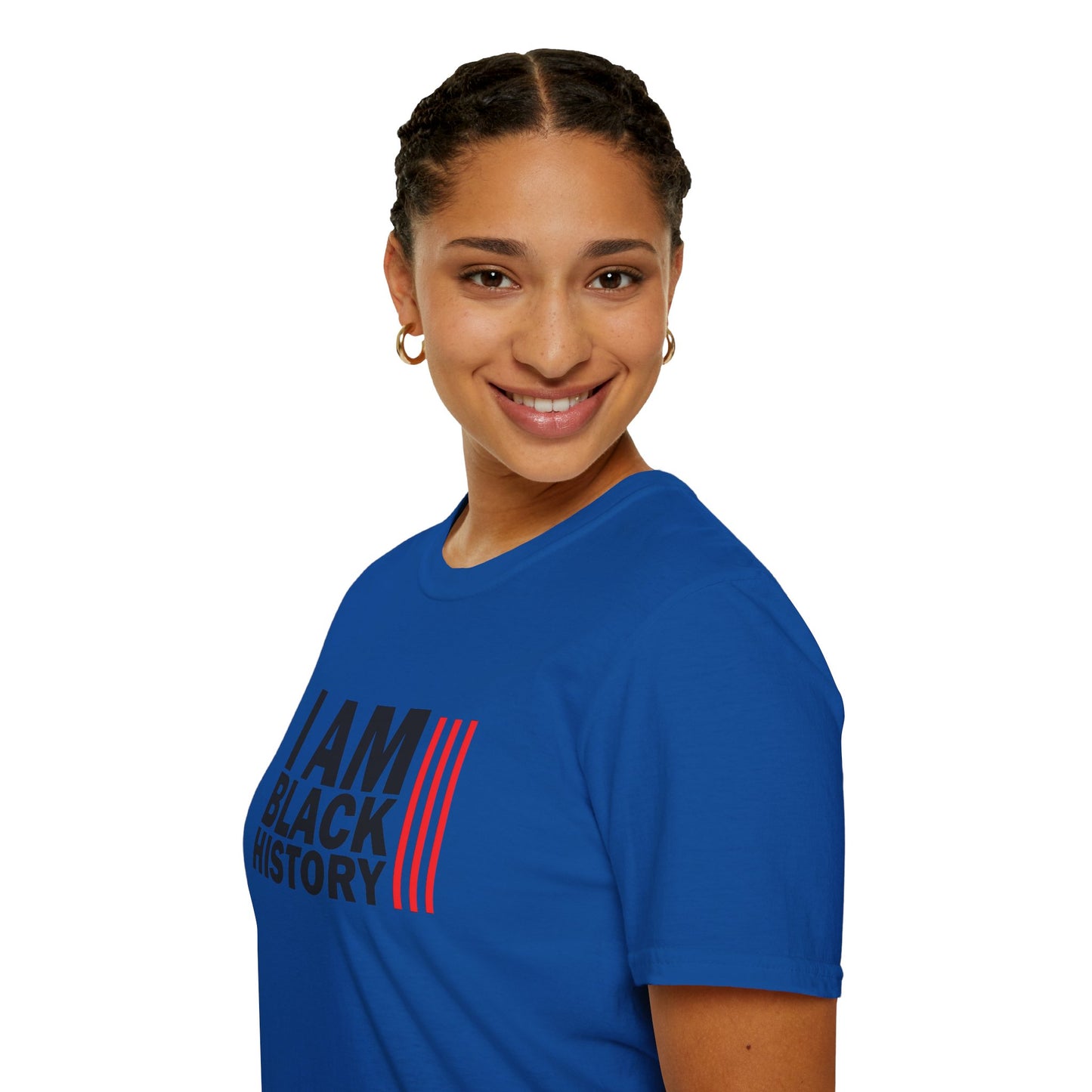 Chefao I Am Black History I, Unisex Softstyle T-Shirt