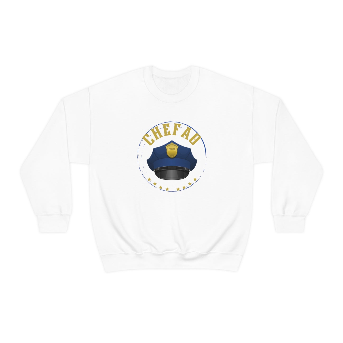 Chefao Police III, Unisex Heavy Blend Crewneck Sweatshirt