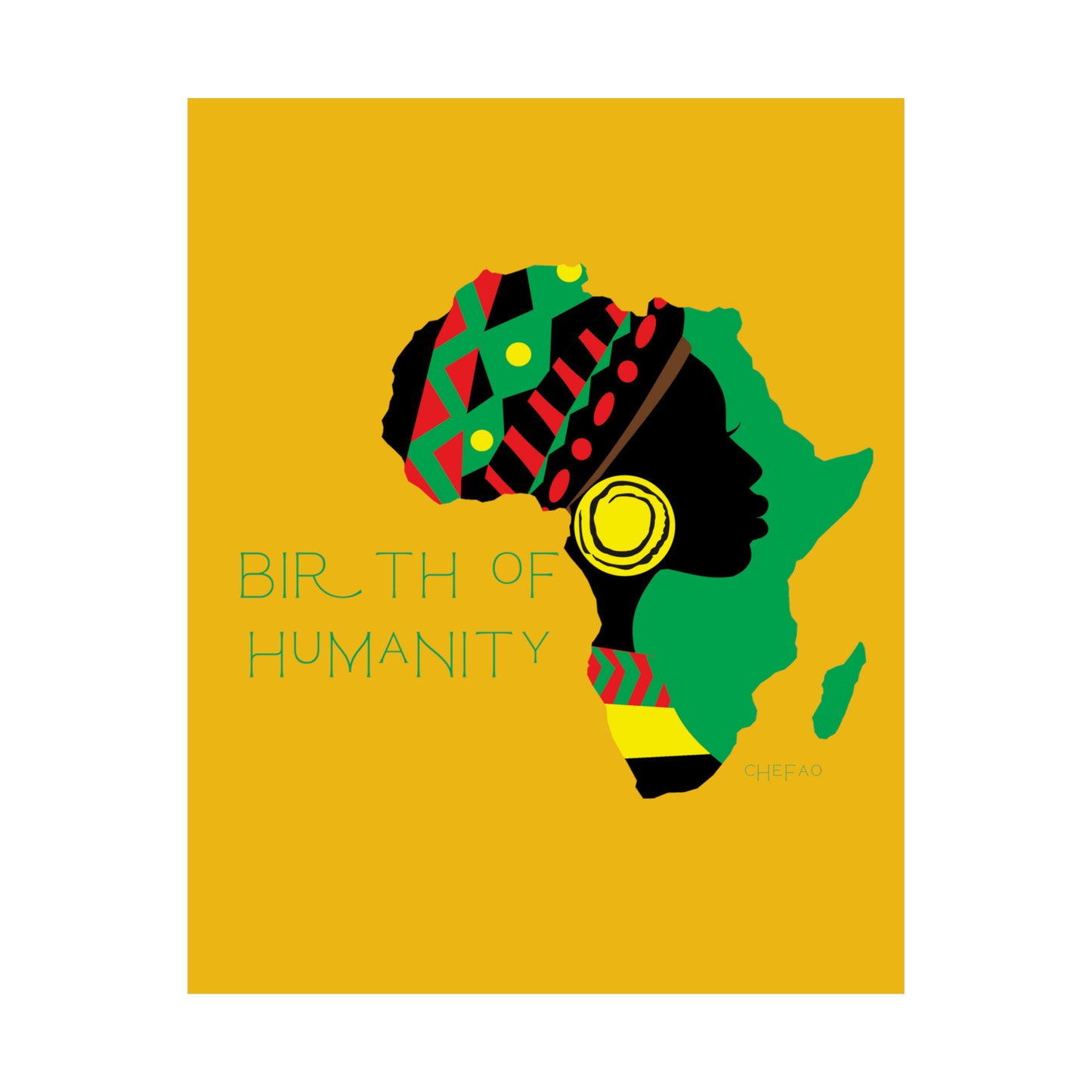 Birth of Humanity™ II, Matte Vertical Posters