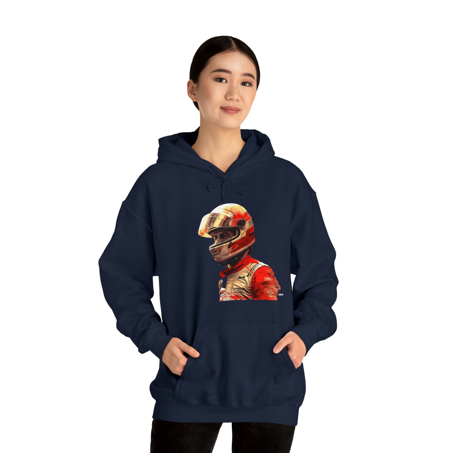Racecar Driver, Unisex Heavy Blend Hooded Sweatshirt