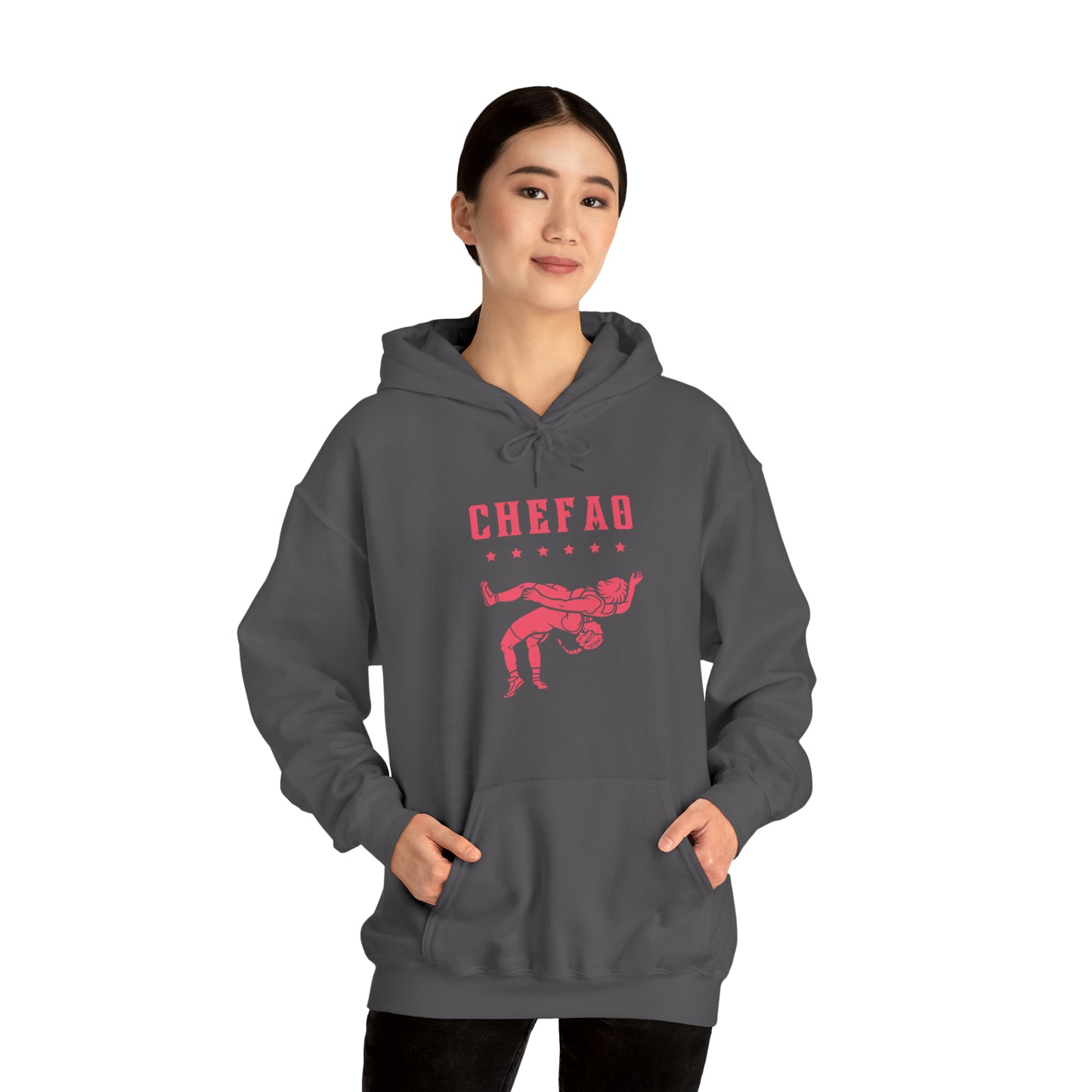 Chefao Wrestling VIII, Unisex Heavy Blend Hooded Sweatshirt