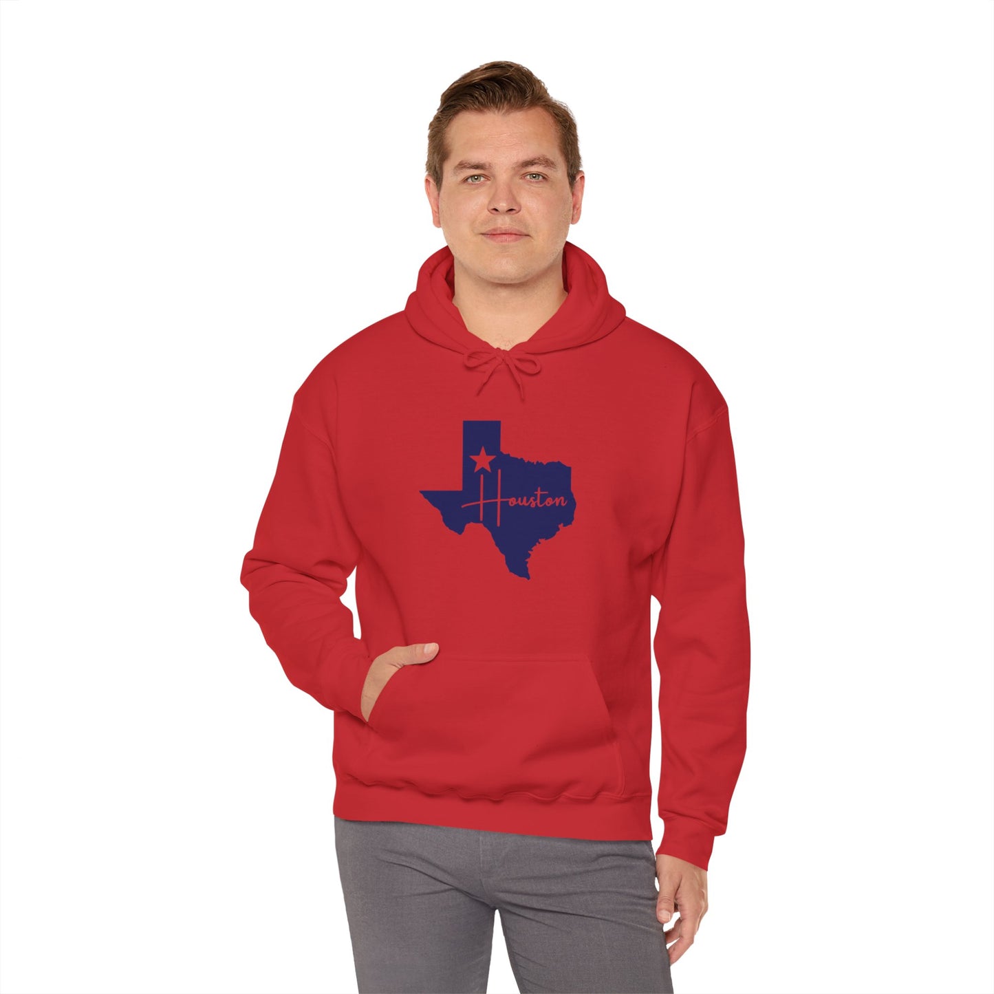 Chefao Houston, Texas I, Unisex Heavy Blend Hooded Sweatshirt
