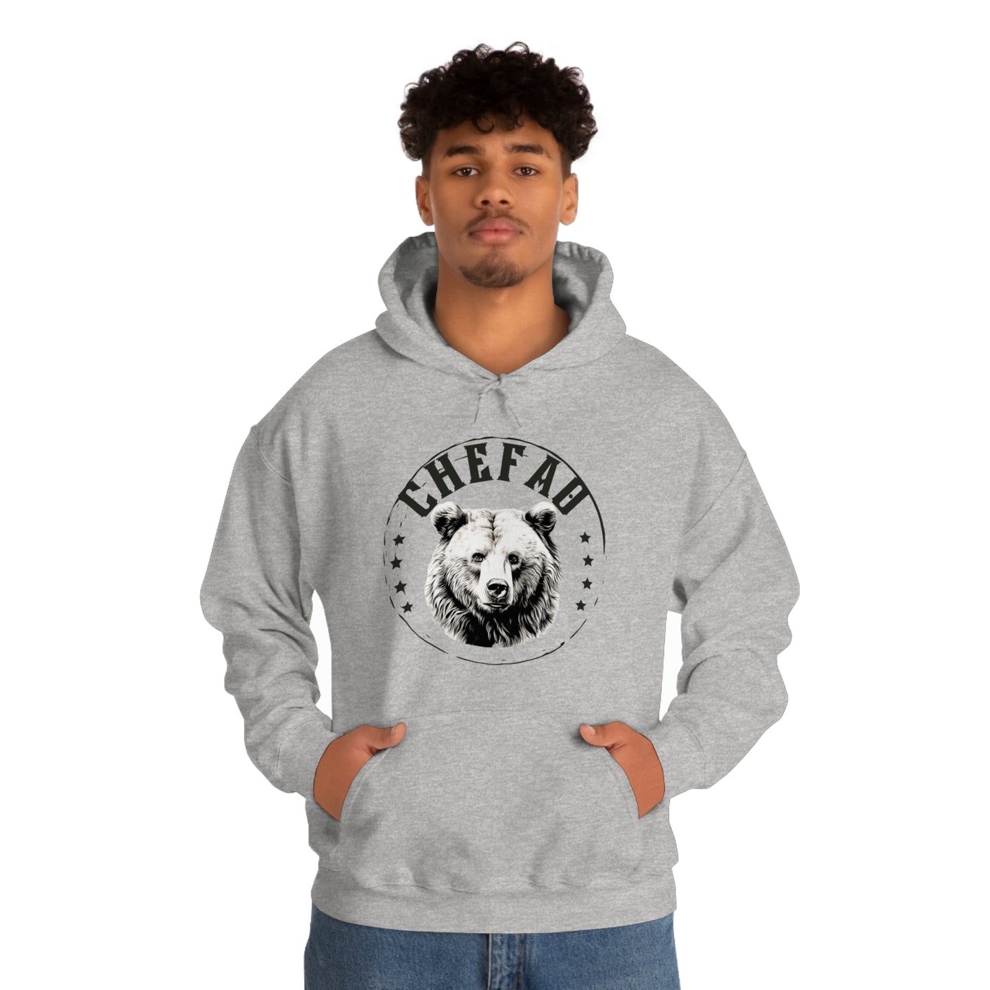 Chefao Bear I, Unisex Heavy Blend Hooded Sweatshirt