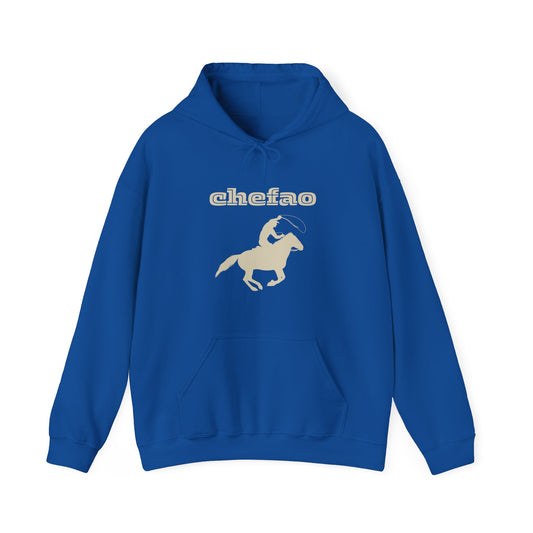 Chefao Cowboy III, Unisex Heavy Blend Hooded Sweatshirt
