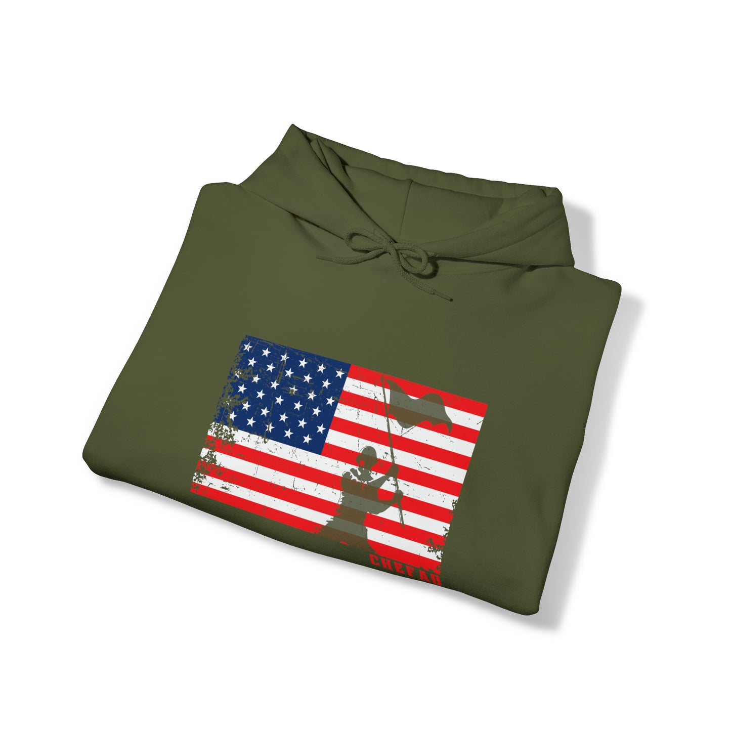 Chefao Military II, Unisex Heavy Blend Hooded Sweatshirt