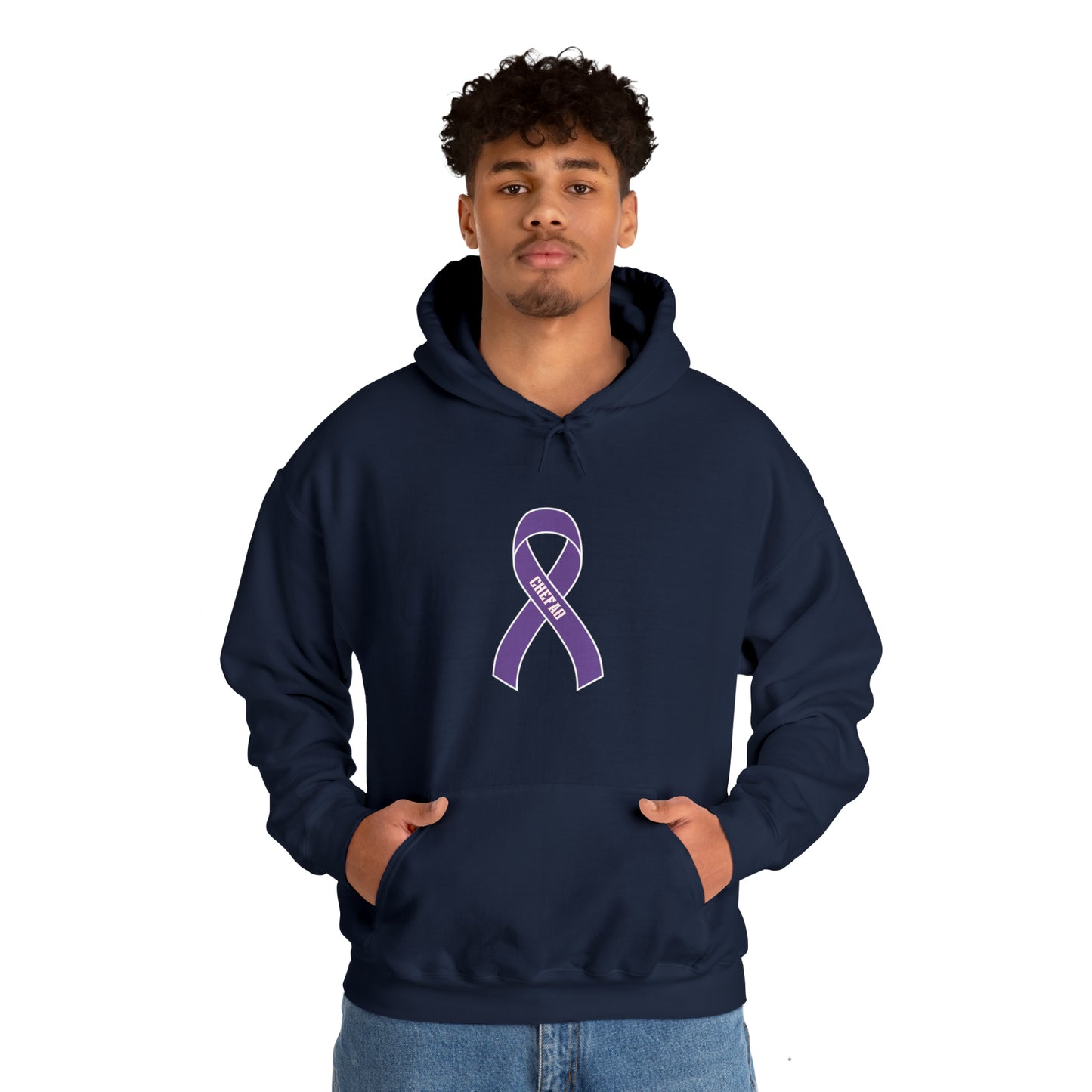 Chefao Cancer Awareness I, Unisex Heavy Blend™ Hooded Sweatshirt