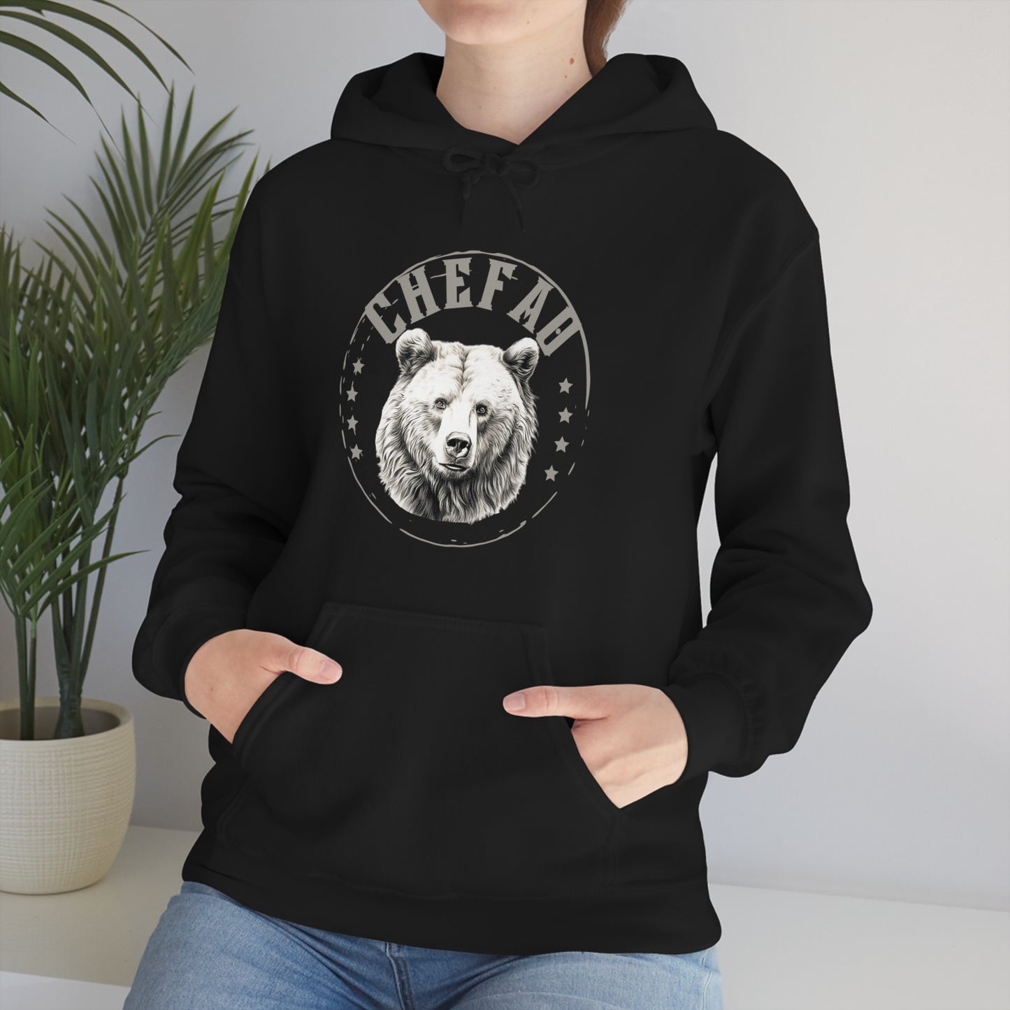 Chefao Bear I, Unisex Heavy Blend Hooded Sweatshirt