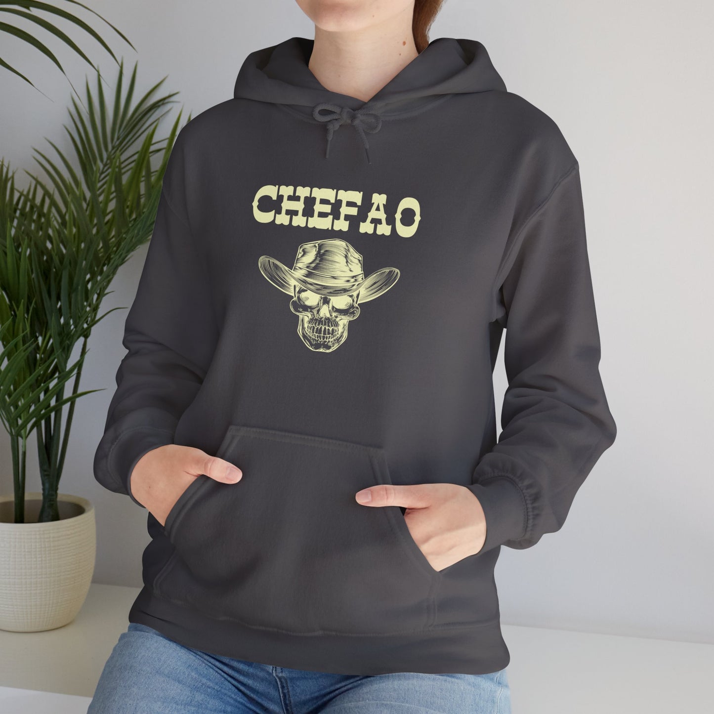 Chefao Cowboy VII, Unisex Heavy Blend Hooded Sweatshirt
