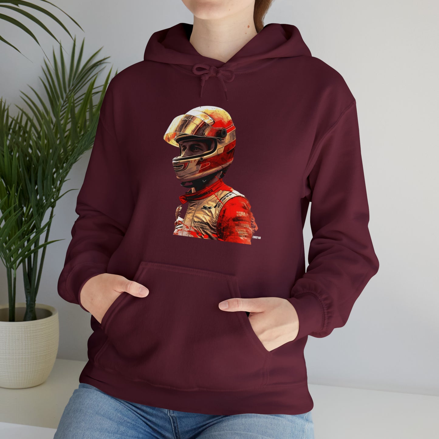 Racecar Driver, Unisex Heavy Blend Hooded Sweatshirt
