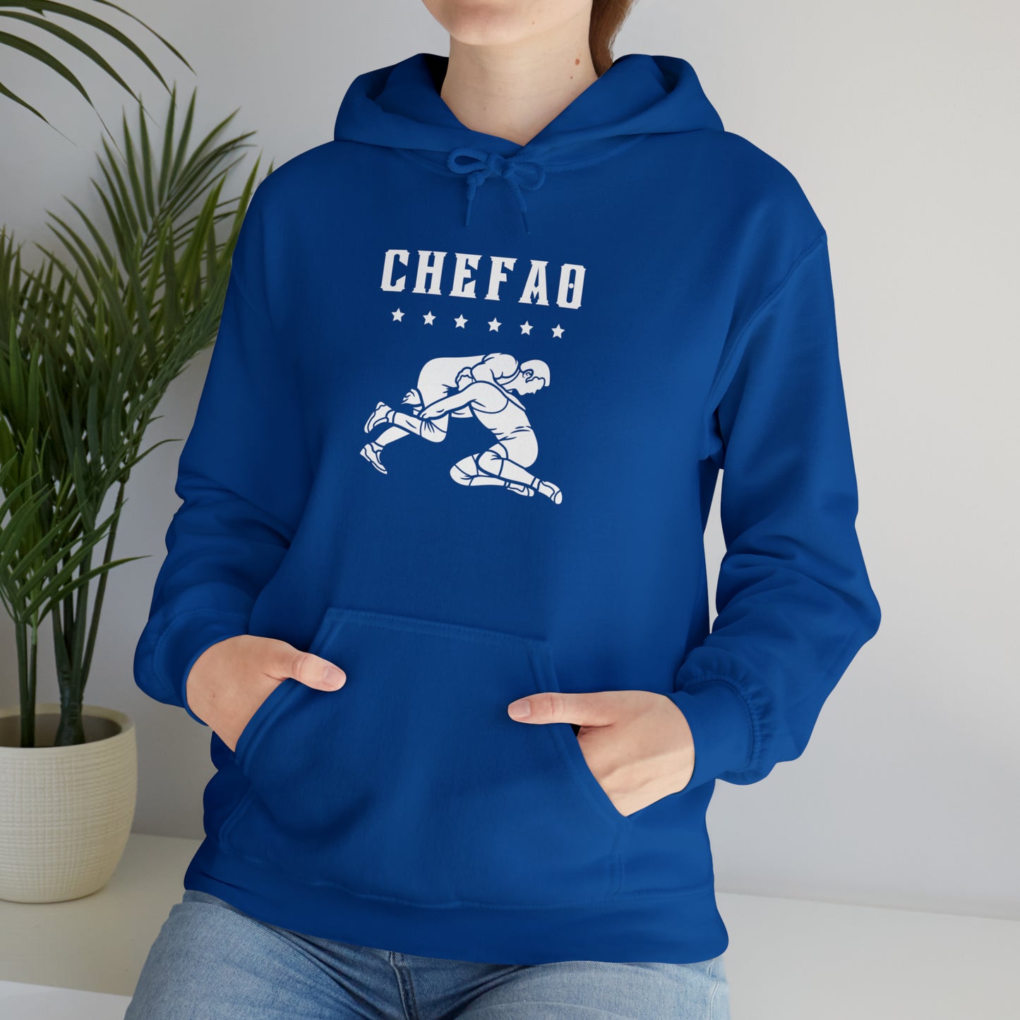 Chefao Wrestling V, Unisex Heavy Blend Hooded Sweatshirt