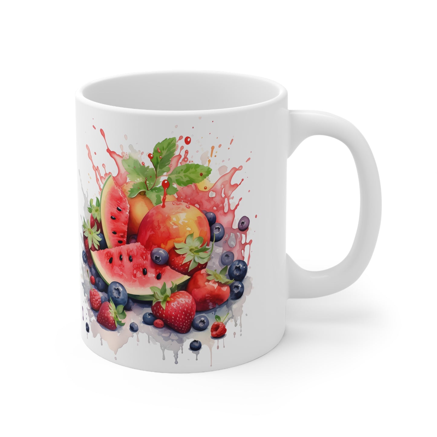 Summer Fruits Coffee Mug, 11oz
