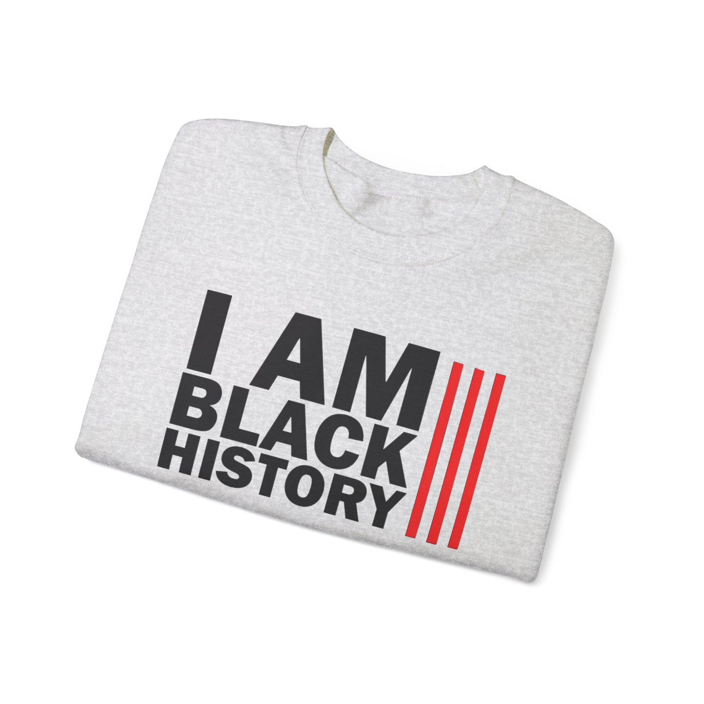 Chefao I Am Black History I, Unisex Heavy Blend™ Crewneck Sweatshirt