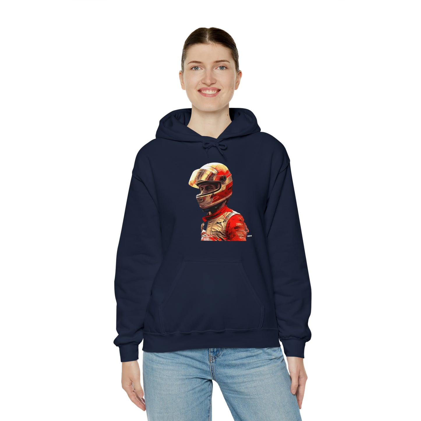 Racecar Driver, Unisex Heavy Blend Hooded Sweatshirt