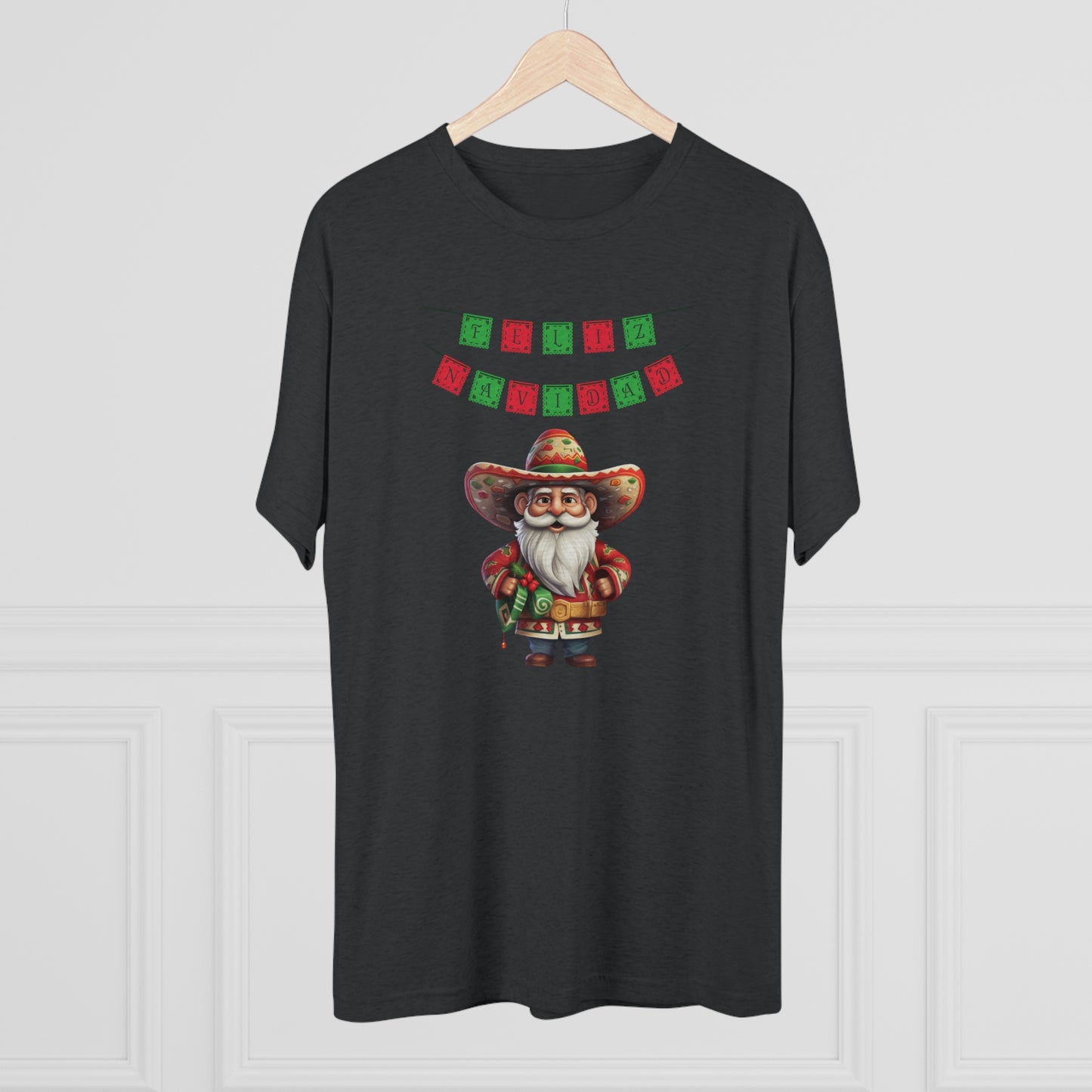 Feliz Navidad I, Unisex Tri-Blend Crew Tee