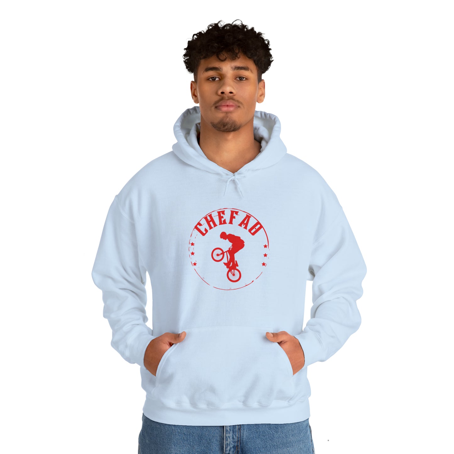 Chefao BMX I, Unisex Heavy Blend Hooded Sweatshirt