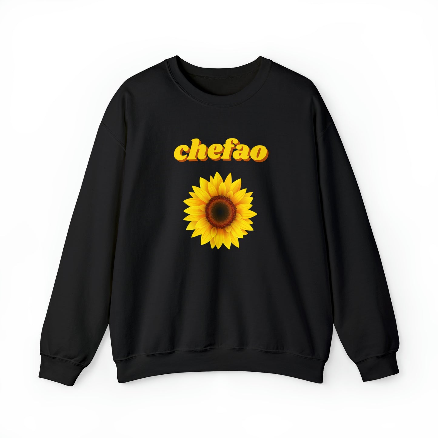 Chefao Sunflower I, Unisex Heavy Blend Crewneck Sweatshirt
