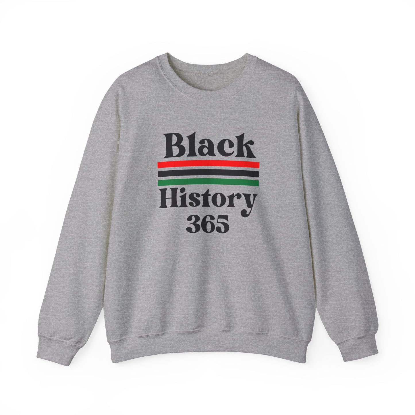 Chefao Black History 365, Unisex Heavy Blend™ Crewneck Sweatshirt
