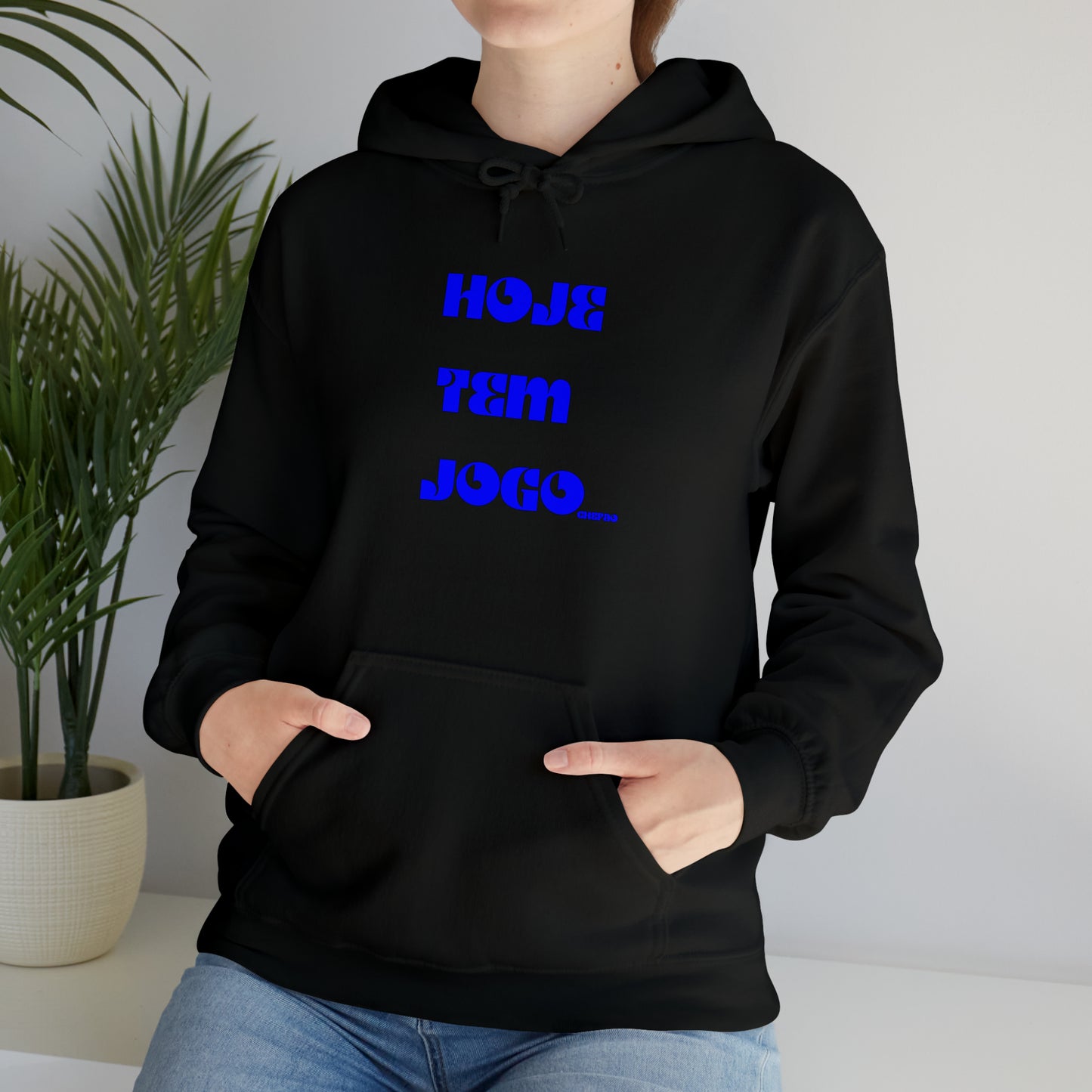 Hoje Tem Jogo I, Unisex Heavy Blend Hooded Sweatshirt