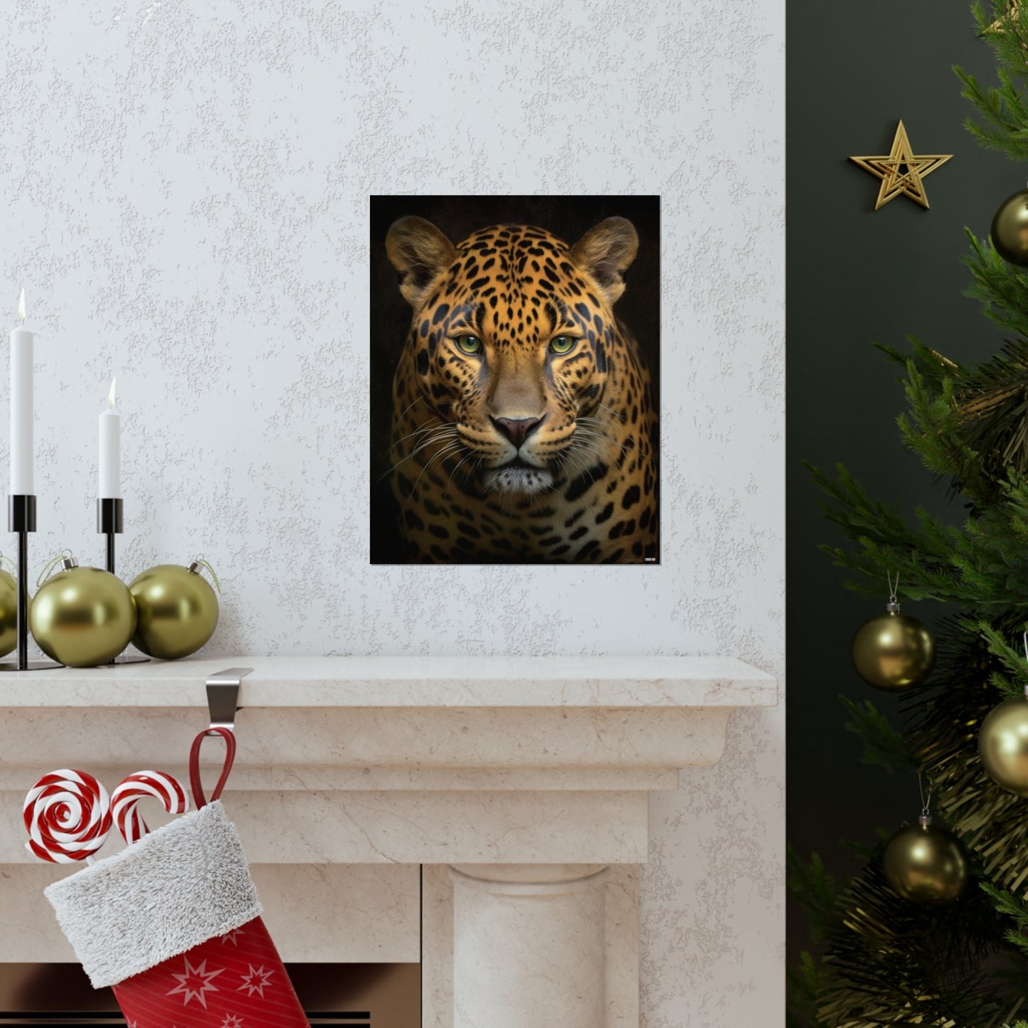 Captivation of a Jaguar, Premium Matte Vertical Posters