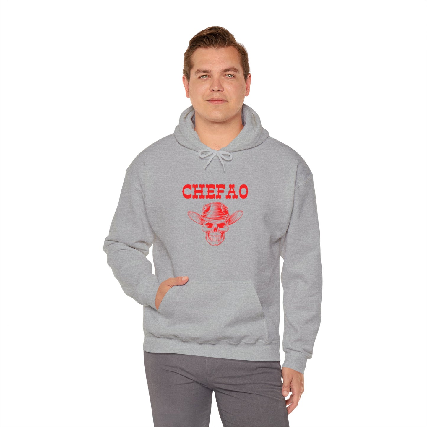Chefao Cowboy VII, Unisex Heavy Blend Hooded Sweatshirt