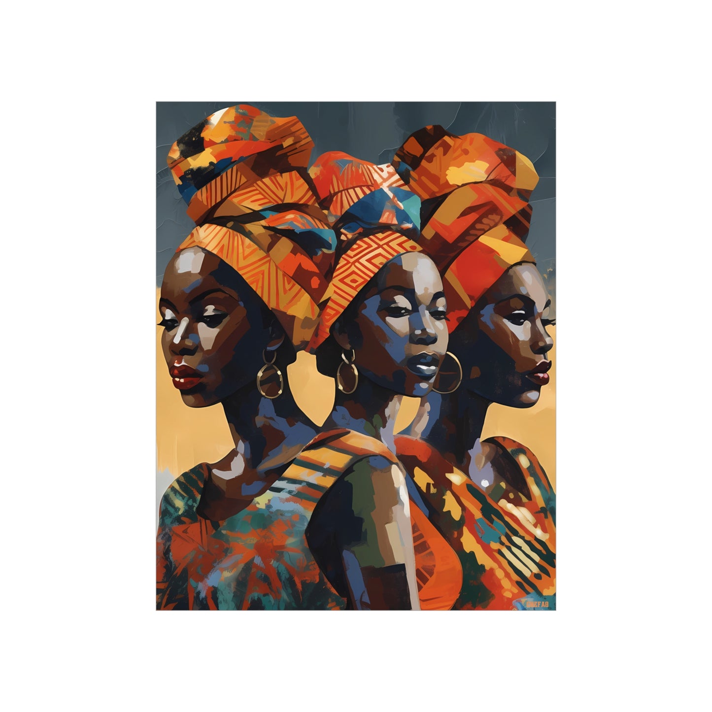 African Women, Premium Matte Vertical Posters