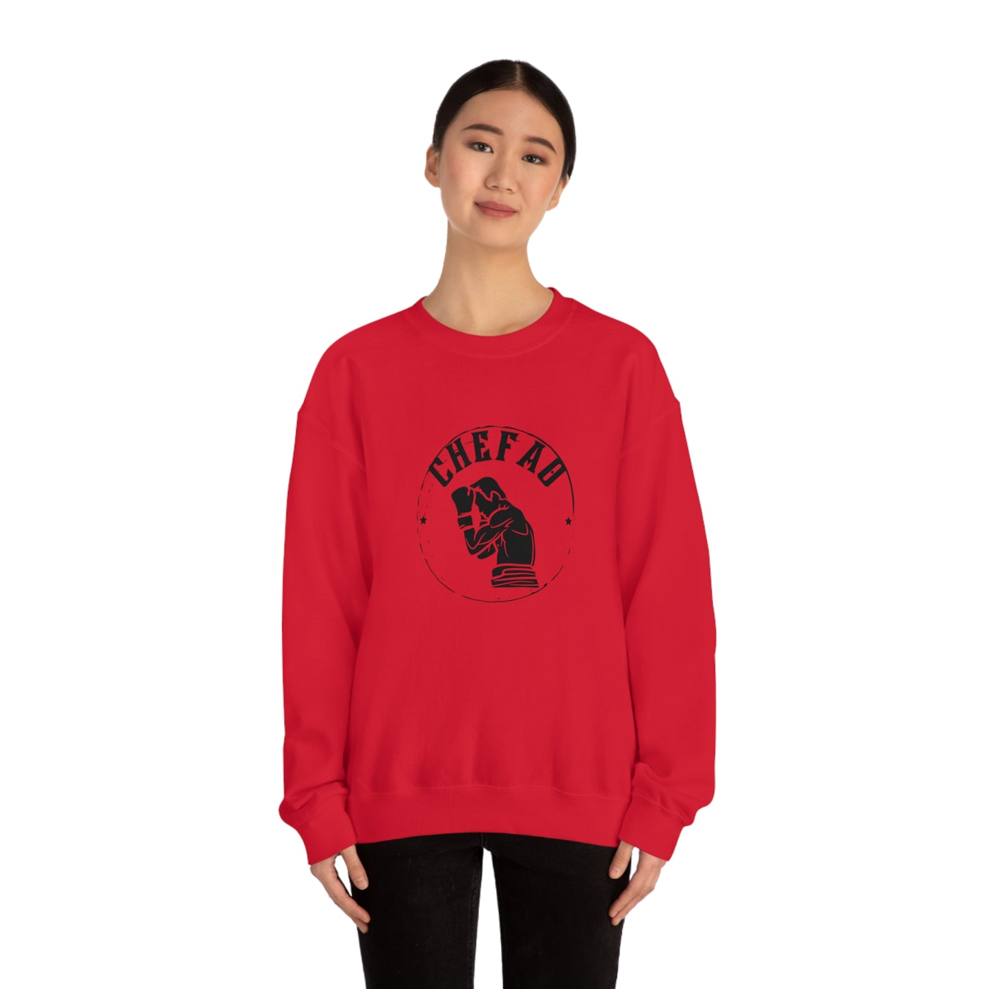 Chefao Boxer I, Unisex Heavy Blend Crewneck Sweatshirt