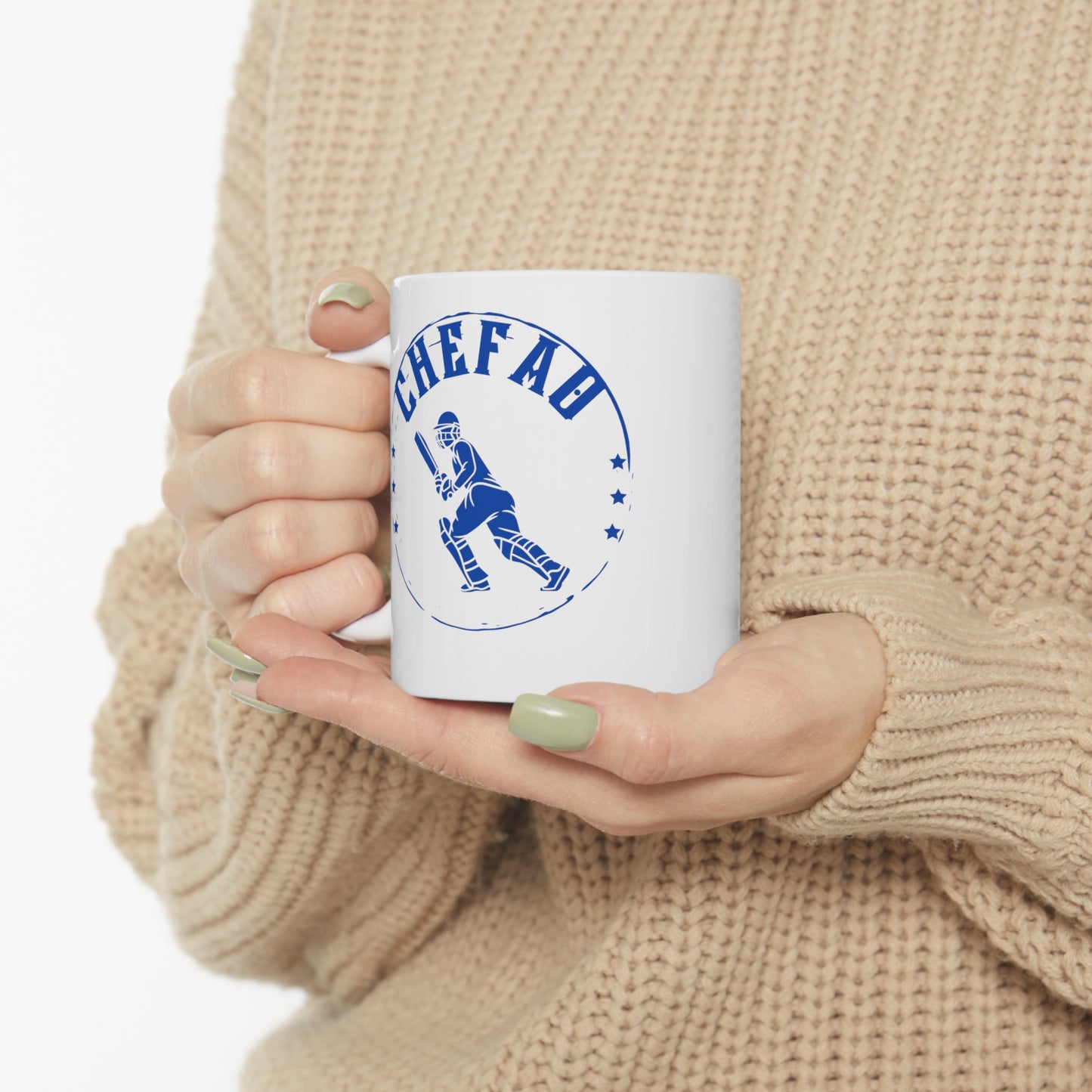 Chefao Cricket lII, White Coffee Mug 11oz