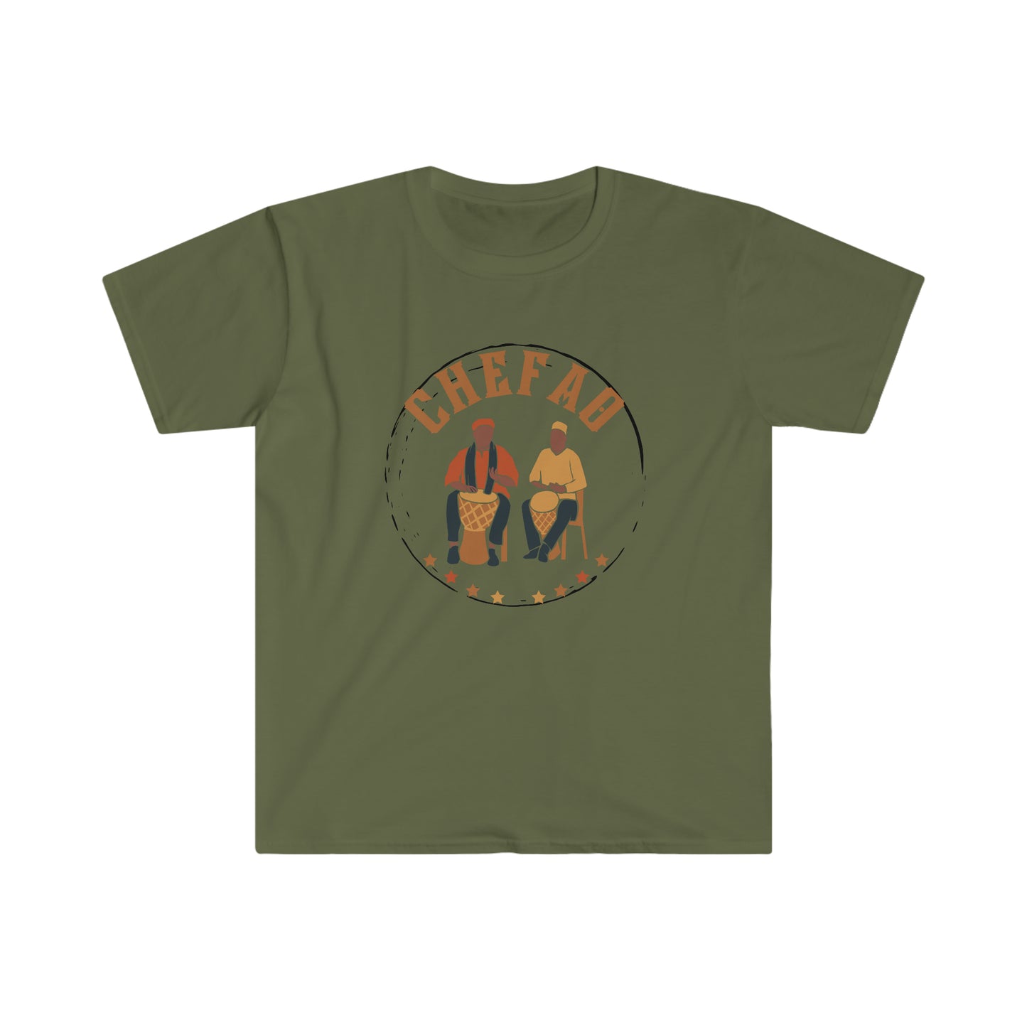 Chefao Drums I, Unisex Softstyle T-Shirt