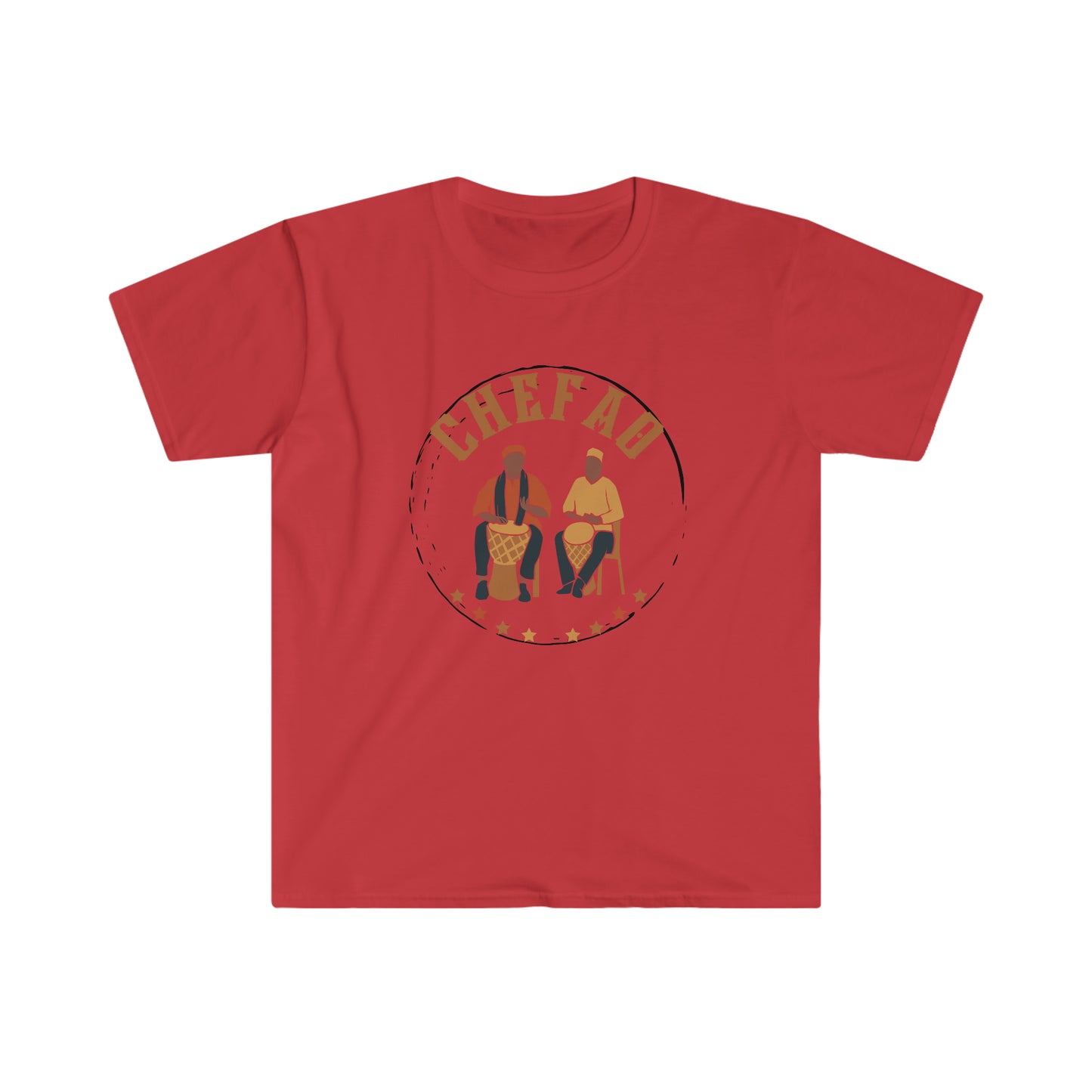Chefao Drums I, Unisex Softstyle T-Shirt