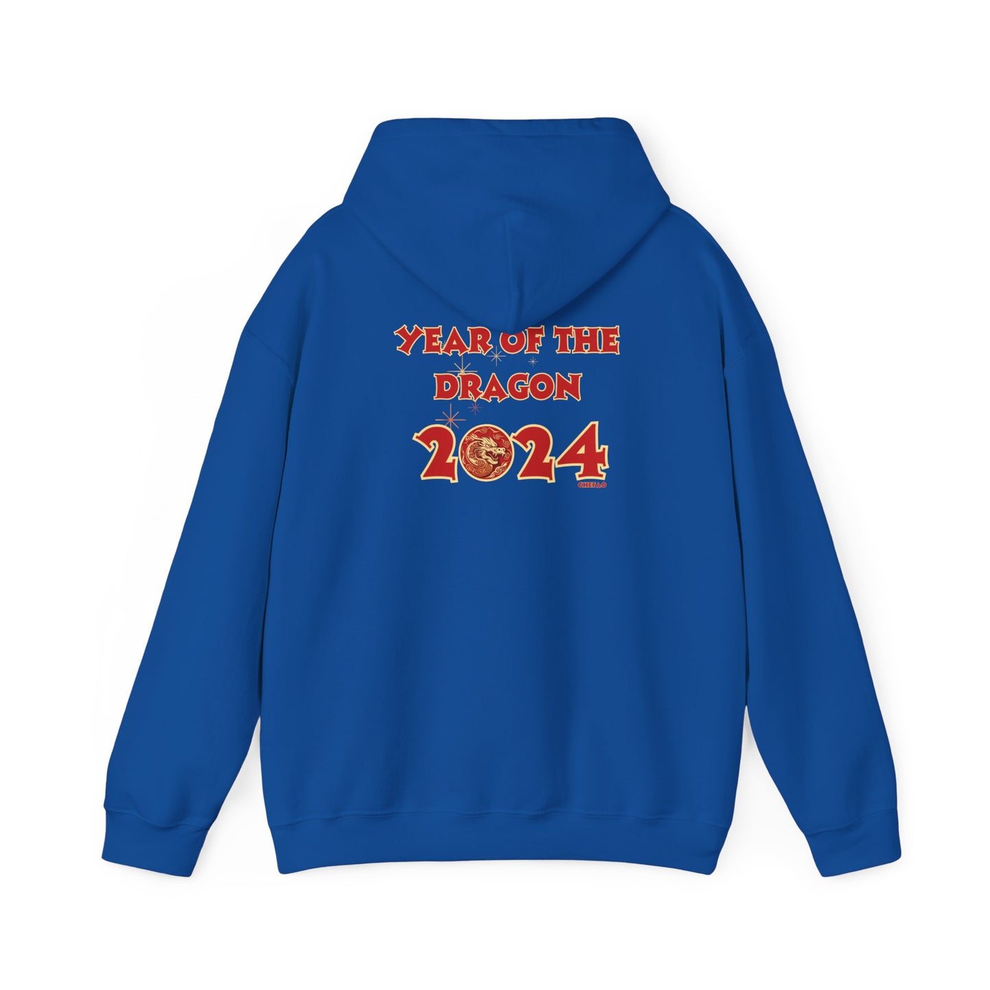 Year of the Dragon 2024, Unisex Heavy Blend Hooded Sweatshirt