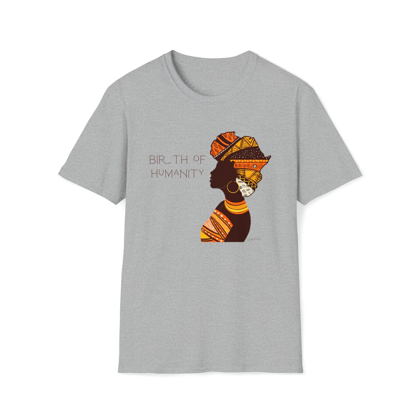 Birth of Humanity™ I, Unisex Softstyle T-Shirt