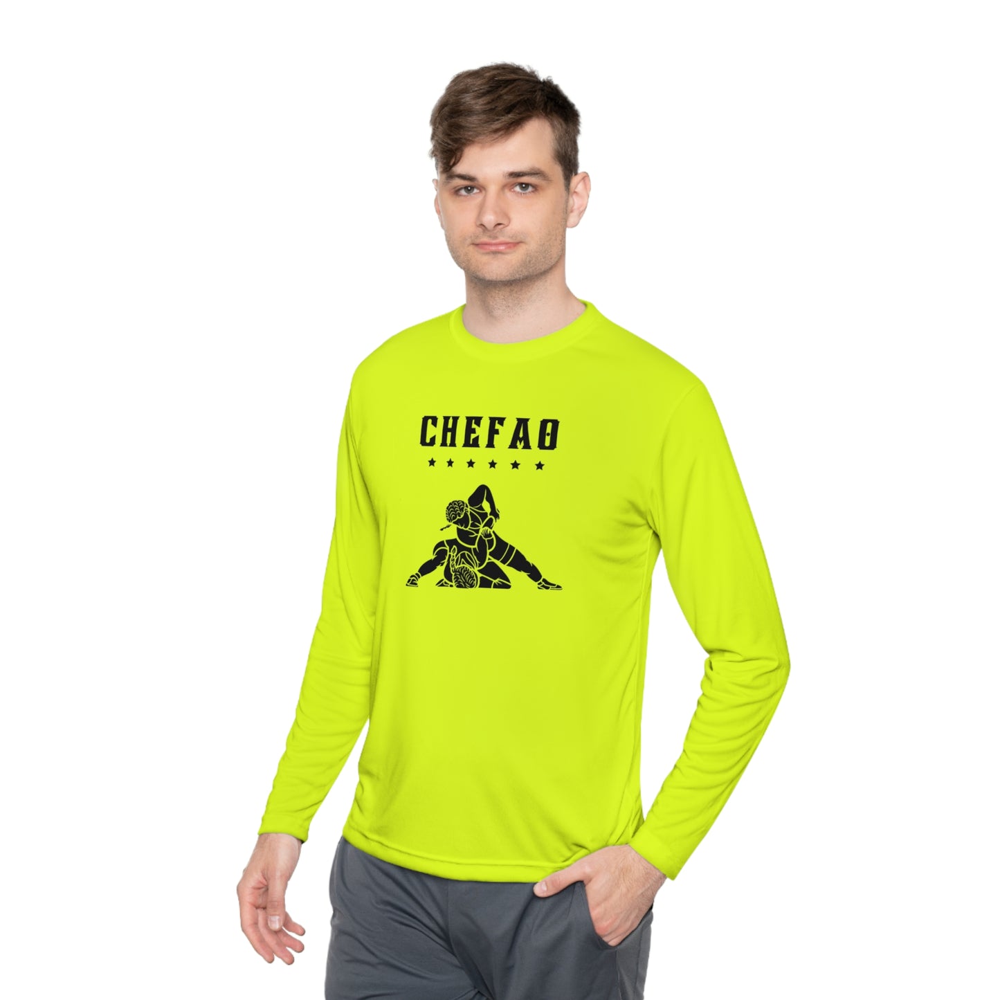 Chefao Wrestling III, Unisex Lightweight Long Sleeve Tee