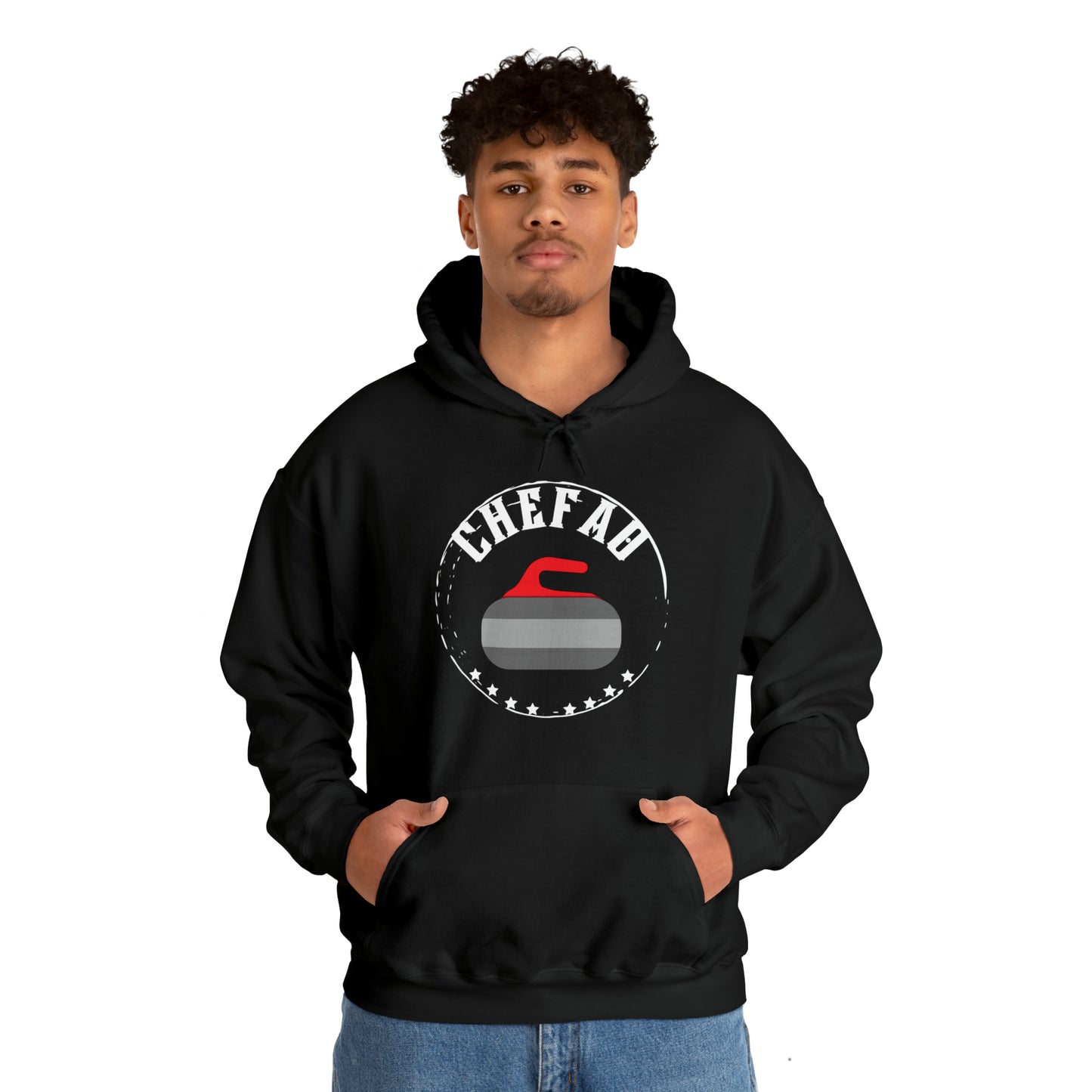 Chefao Curling I, Unisex Heavy Blend Hooded Sweatshirt
