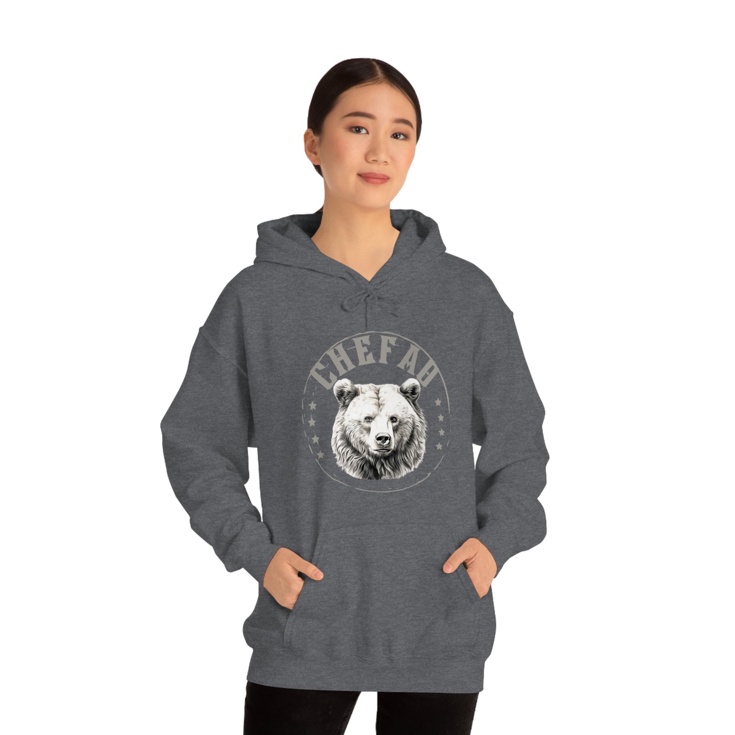 Chefao Bear I, Unisex Heavy Blend Hooded Sweatshirt