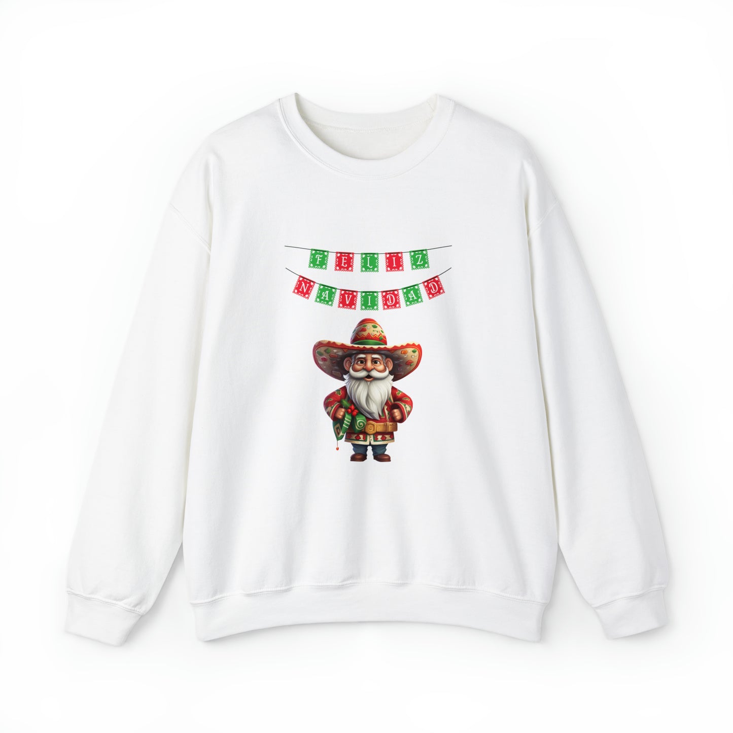 Feliz Navidad I, Unisex Heavy Blend Crewneck Sweatshirt