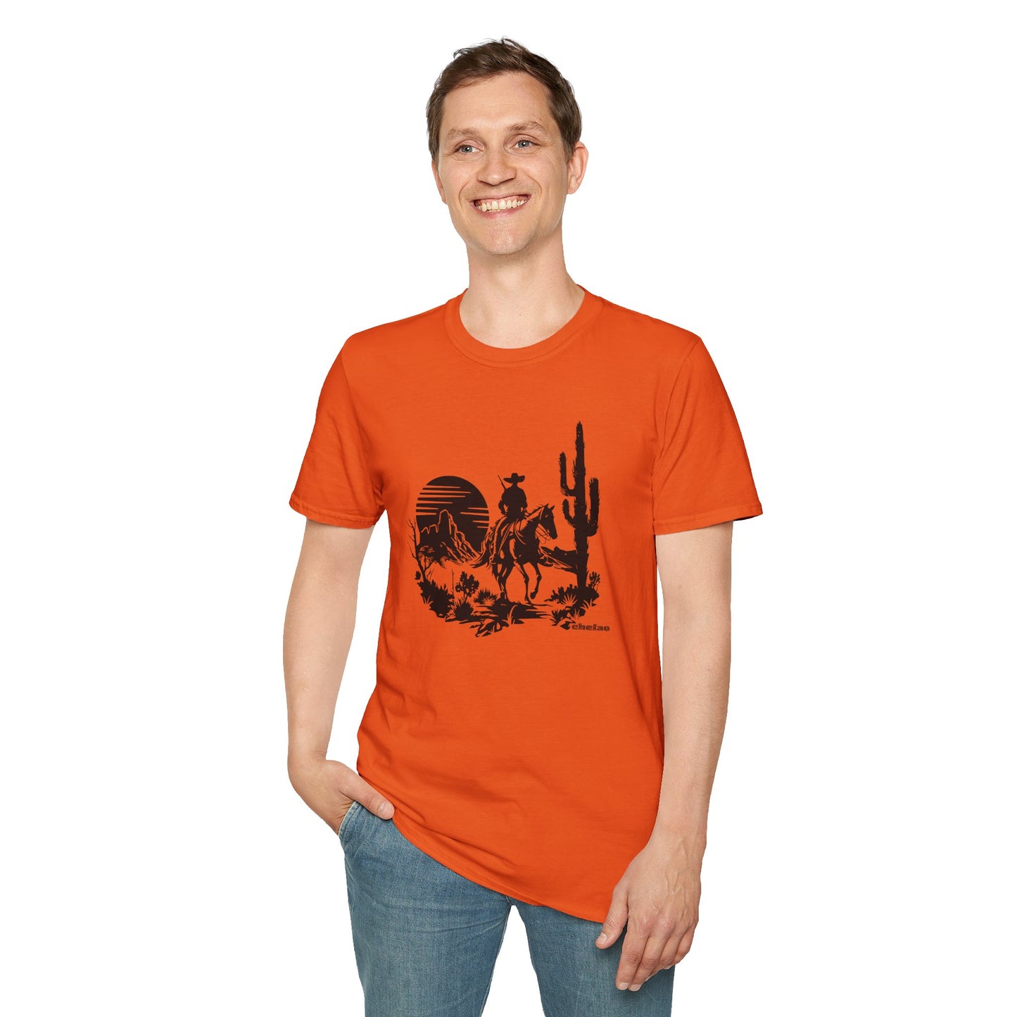 Chefao Cowboy IX, Unisex Softstyle T-Shirt