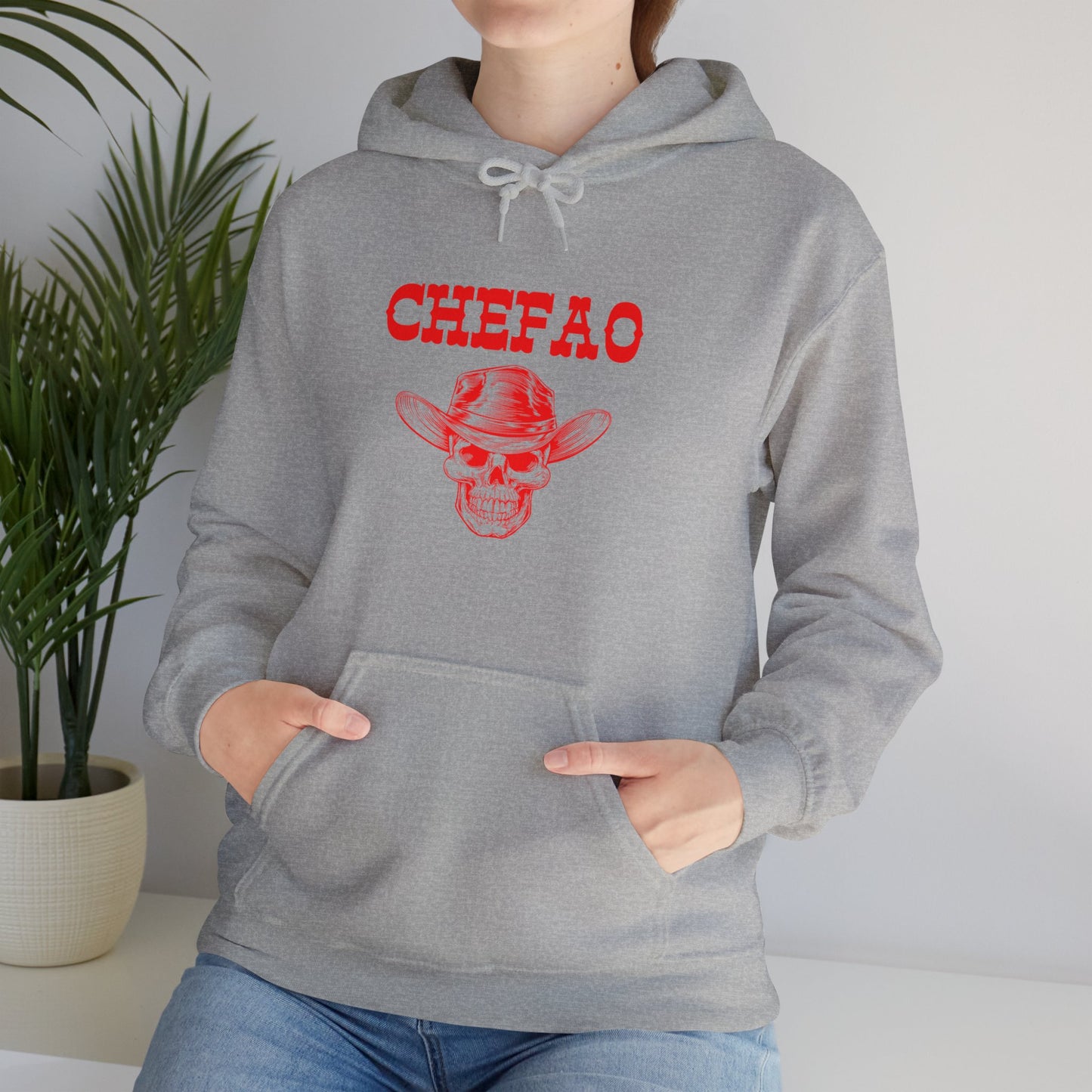 Chefao Cowboy VII, Unisex Heavy Blend Hooded Sweatshirt