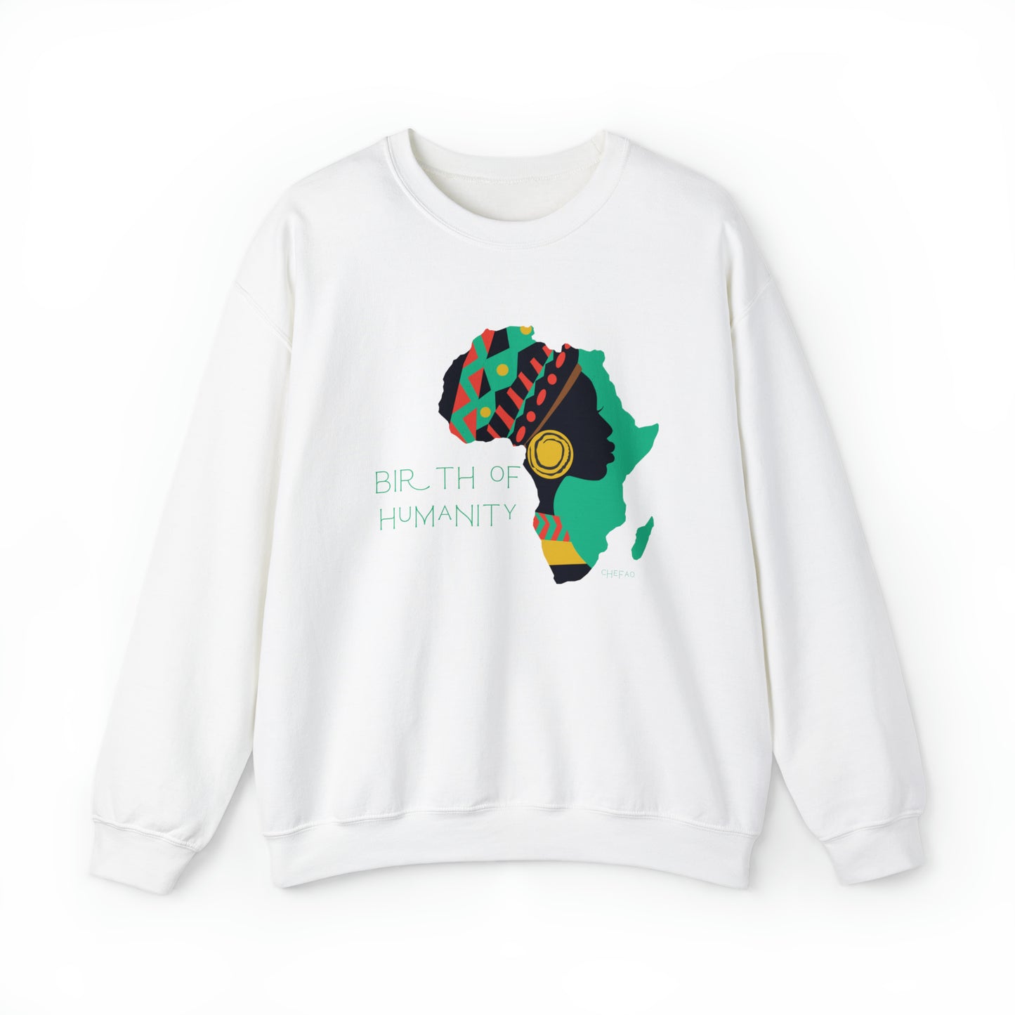 Birth of Humanity™ II, Unisex Heavy Blend™ Crewneck Sweatshirt
