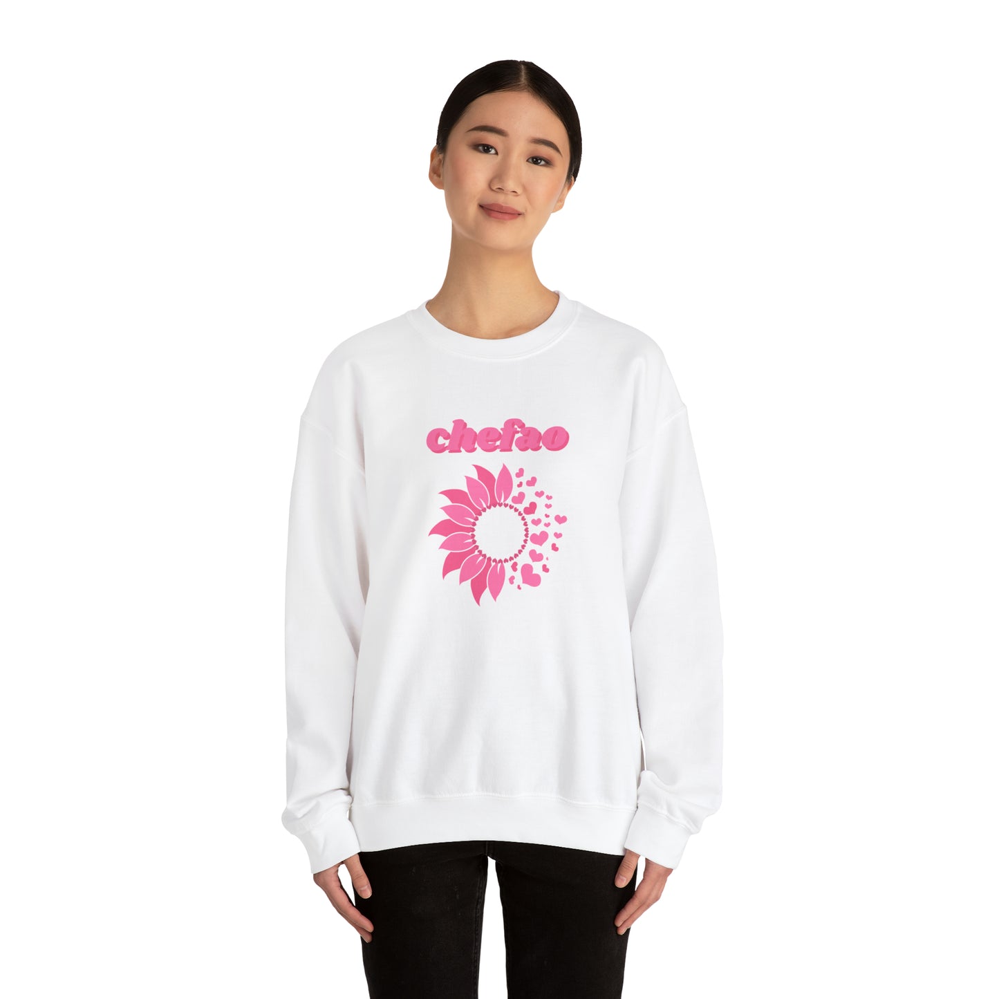 Chefao Sunflower III, Unisex Heavy Blend Crewneck Sweatshirt