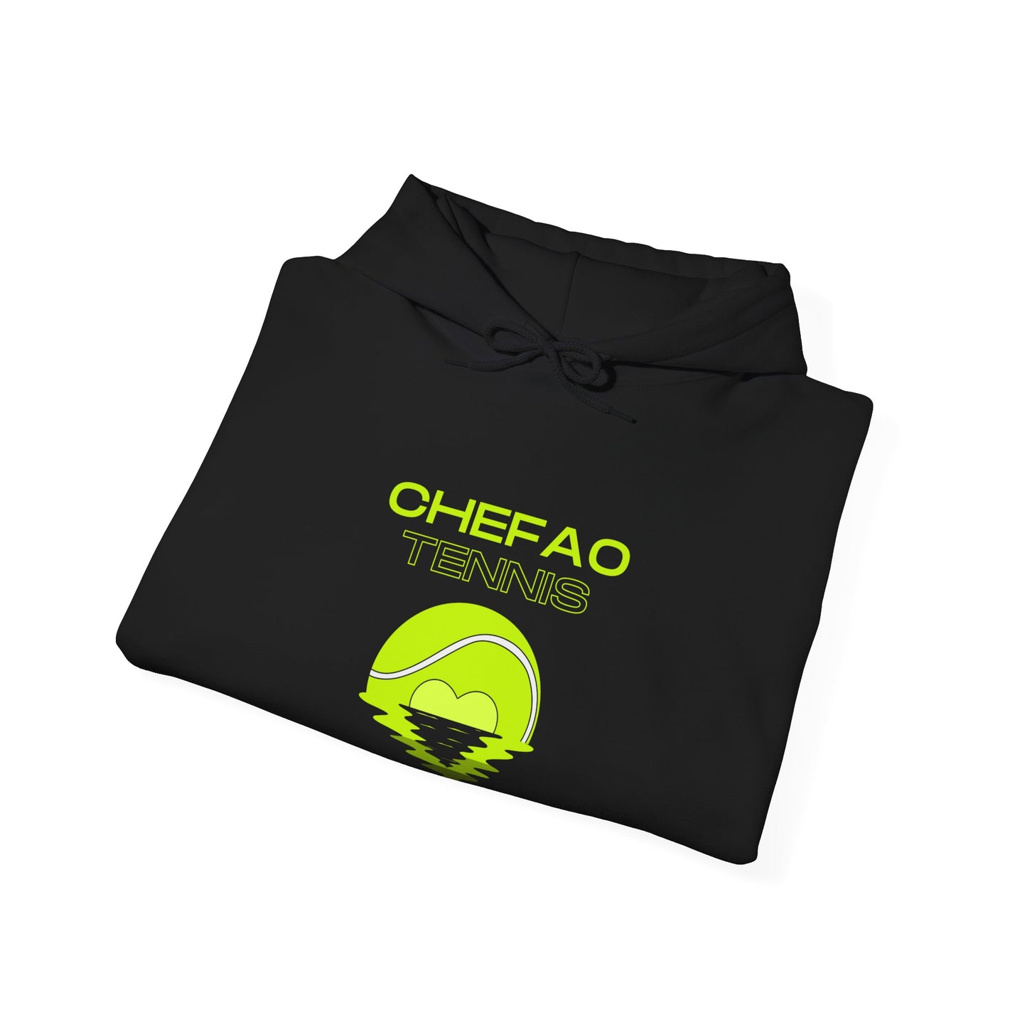 Chefao Tennis X, Unisex Heavy Blend Hooded Sweatshirt