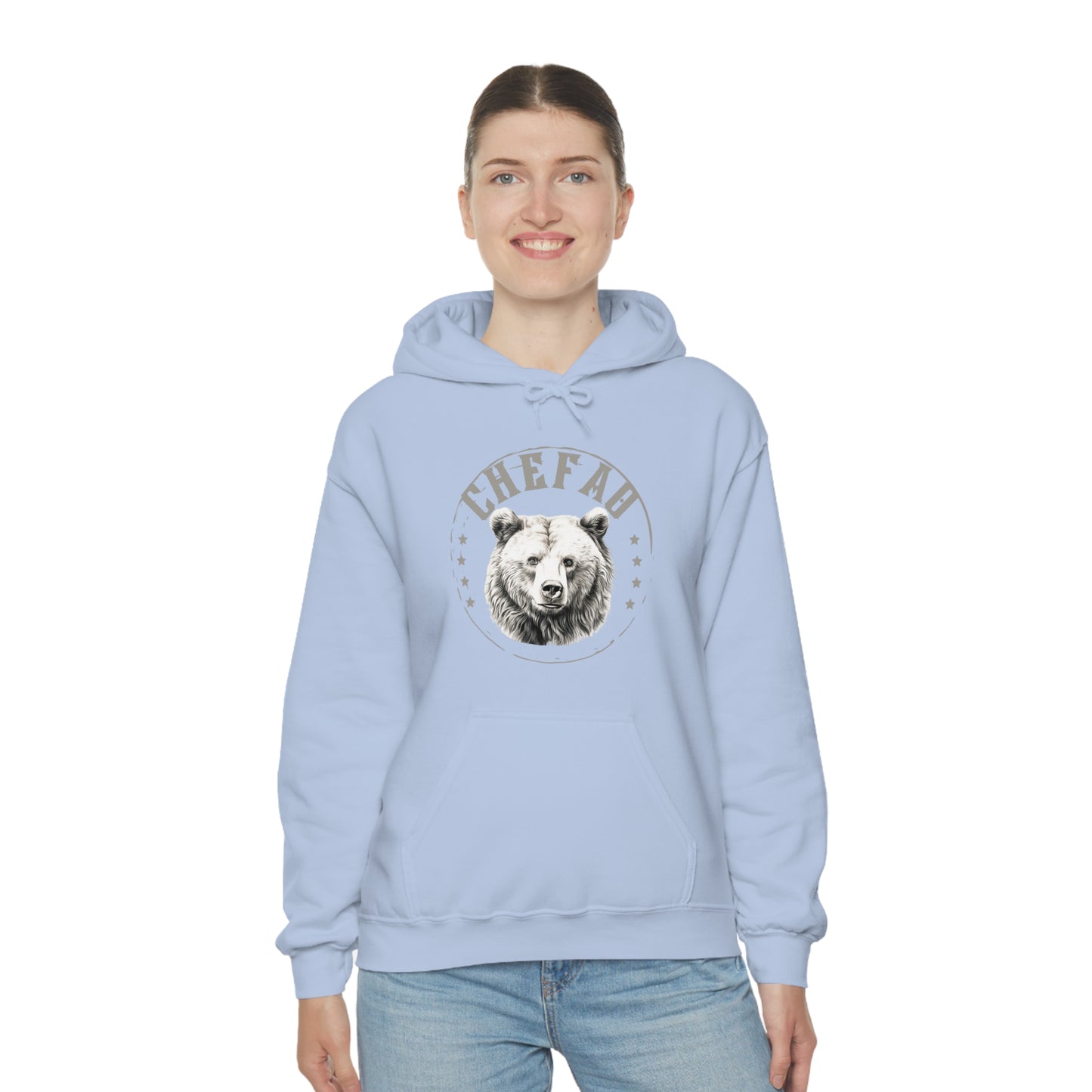 Chefao Bear I, Unisex Heavy Blend Hooded Sweatshirt