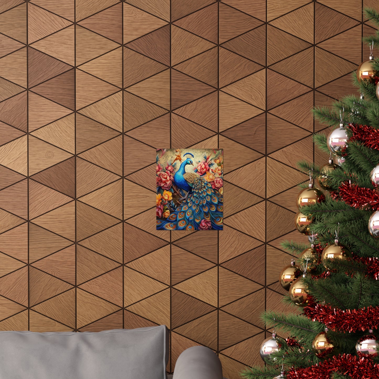 Peacock, Premium Matte Vertical Posters