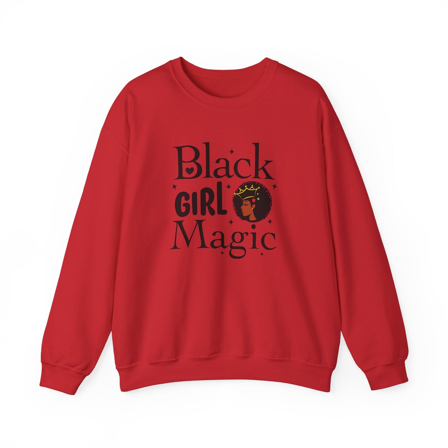 Chefao Black Girl Magic I, Unisex Heavy Blend™ Crewneck Sweatshirt