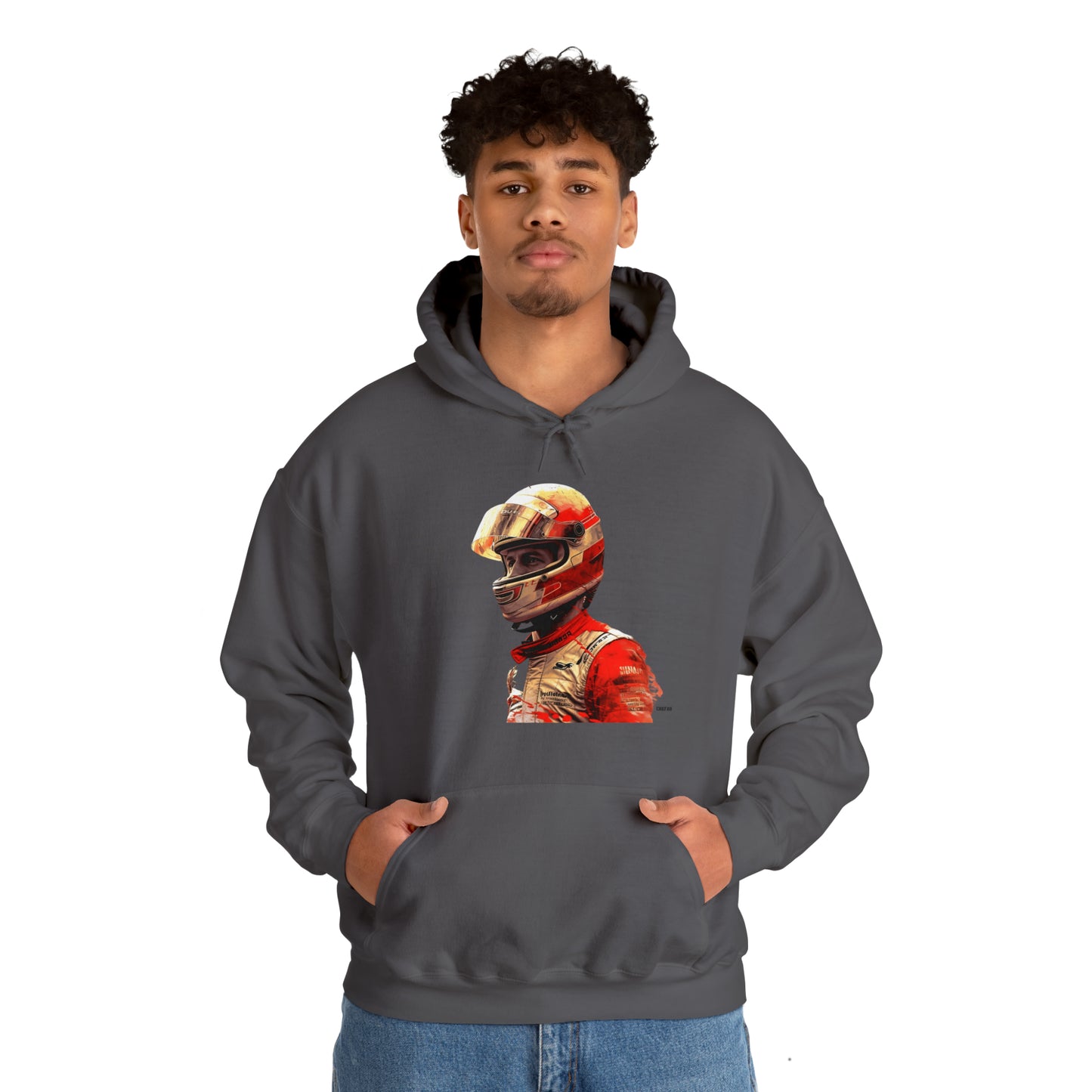 Racecar Driver, Unisex Heavy Blend Hooded Sweatshirt