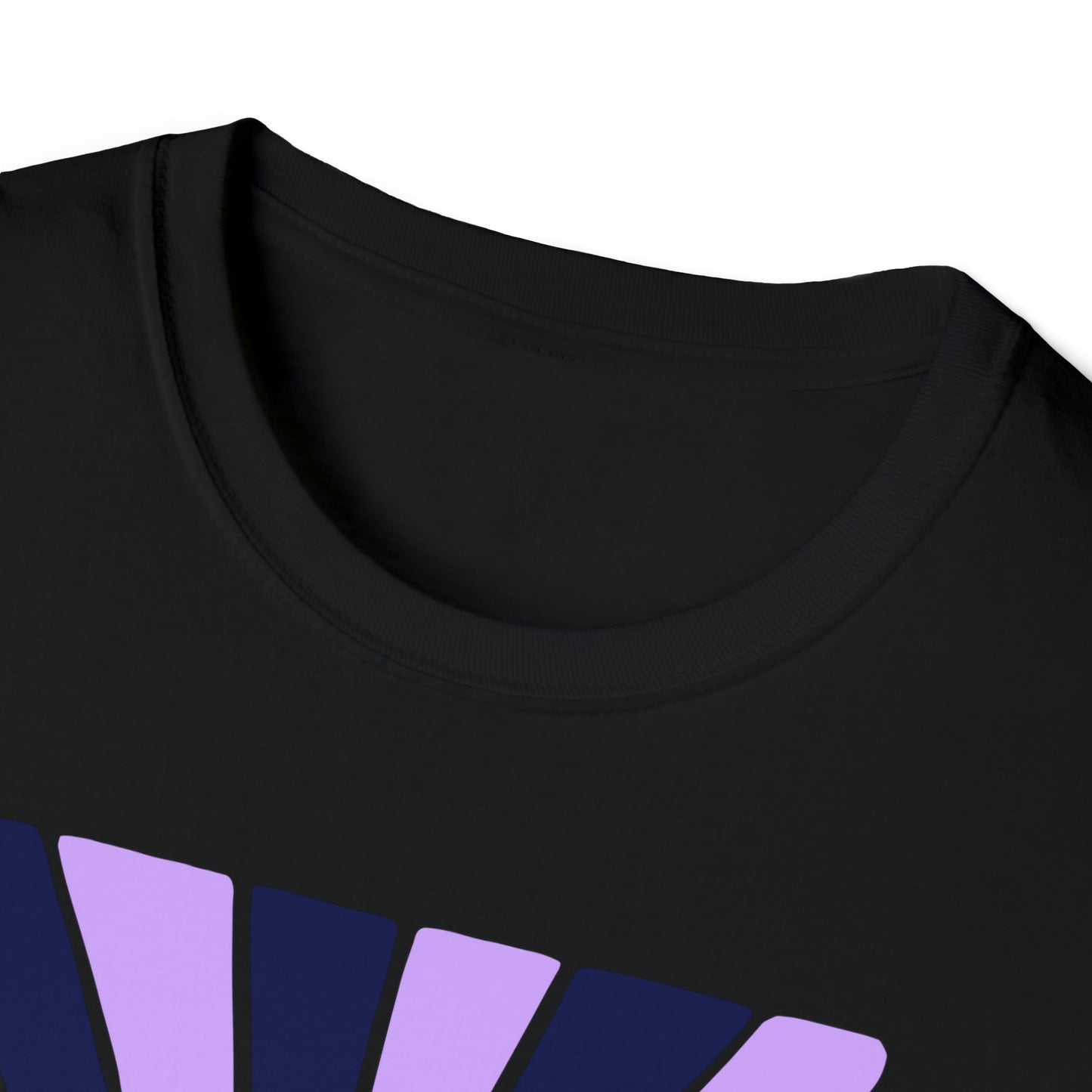 Easy Like Sunday Morning Purple, Unisex Softstyle T-Shirt
