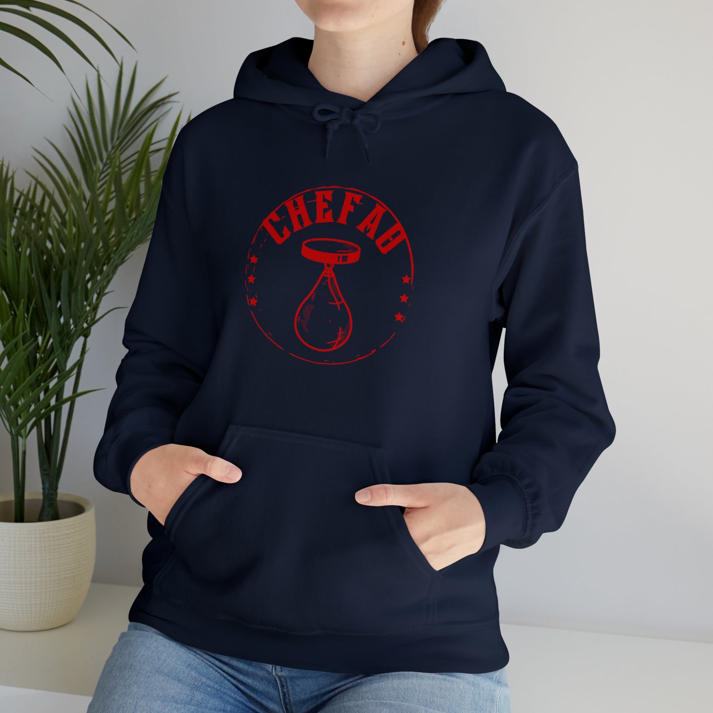 Chefao Boxing II, Unisex Heavy Blend Hooded Sweatshirt