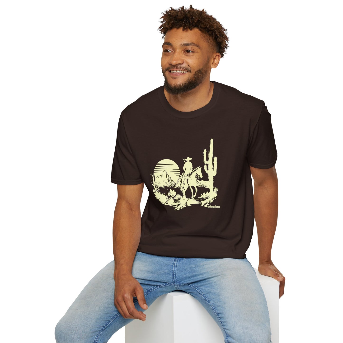 Chefao Cowboy IX, Unisex Softstyle T-Shirt