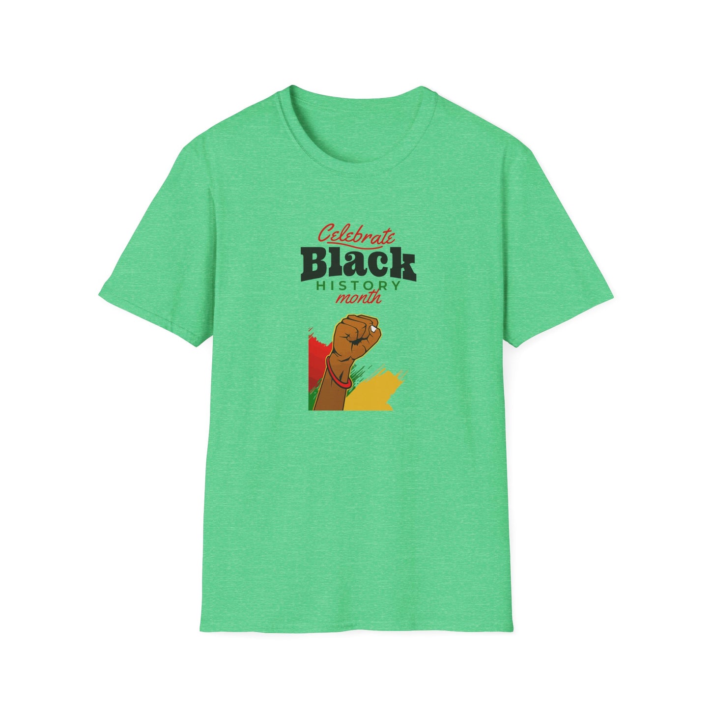 Celebrate Black History Month I, Unisex Softstyle T-Shirt