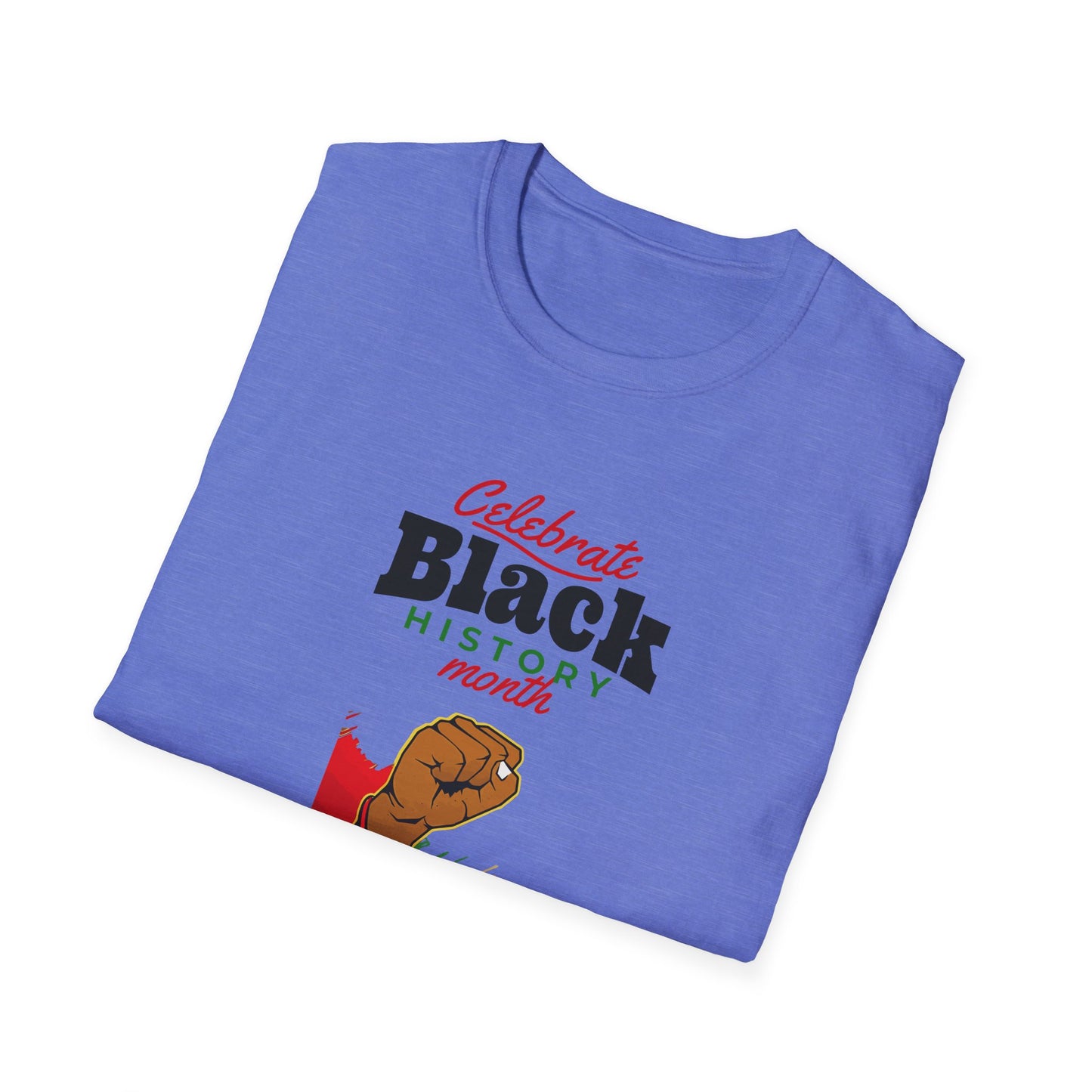 Celebrate Black History Month I, Unisex Softstyle T-Shirt